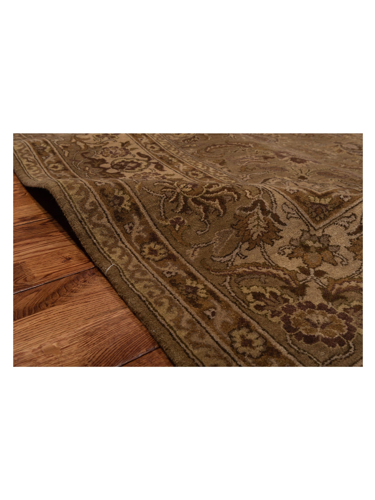 Sultan 86172 Brown Ivory 8x9.11 Hand Knotted Rug