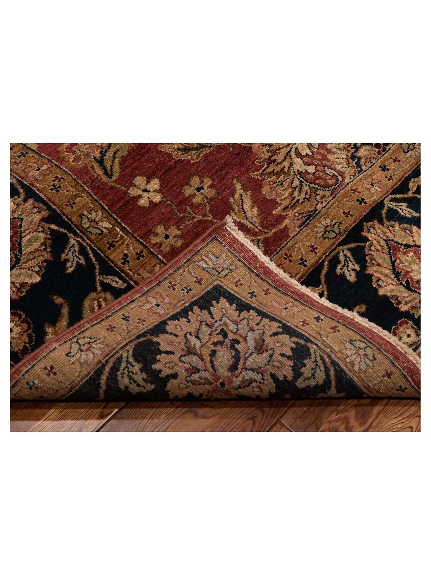 Crown 146924 Red Navy 8x10 Hand Knotted Rug
