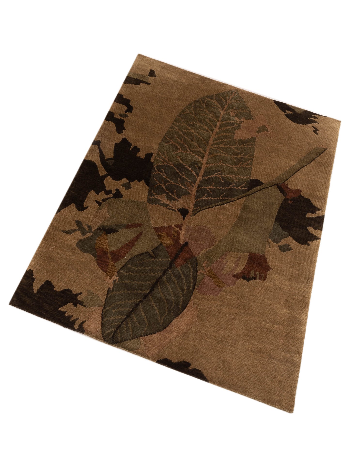 Himalayan 84814 Green 5.7x7.11 Hand Knotted Rug