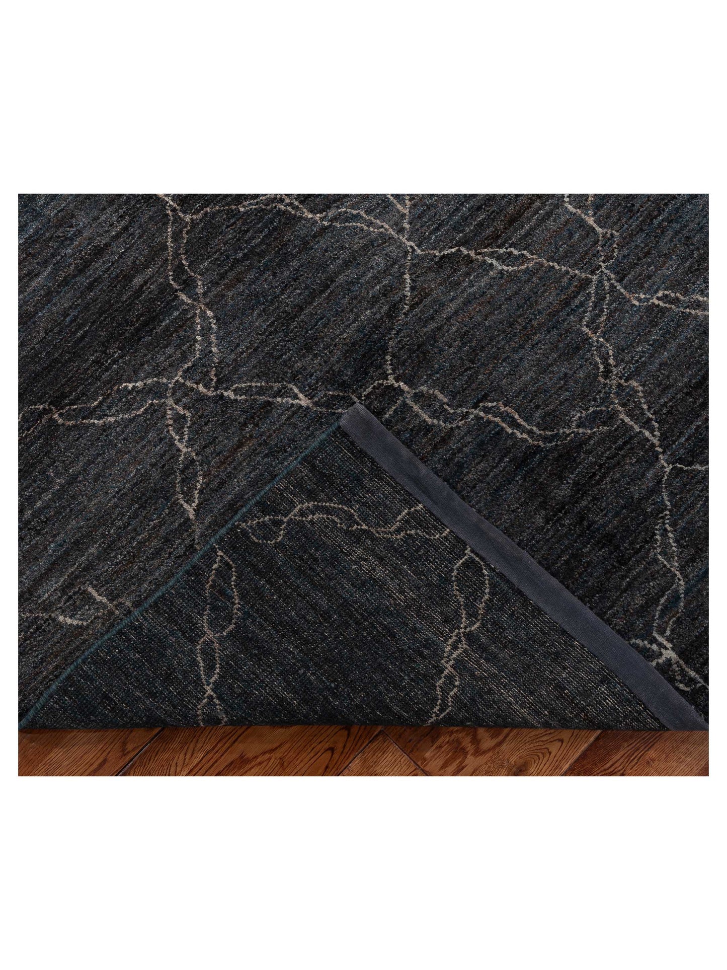 Tibetino 154015 Blue Blue 5.3x8 Hand Knotted Rug
