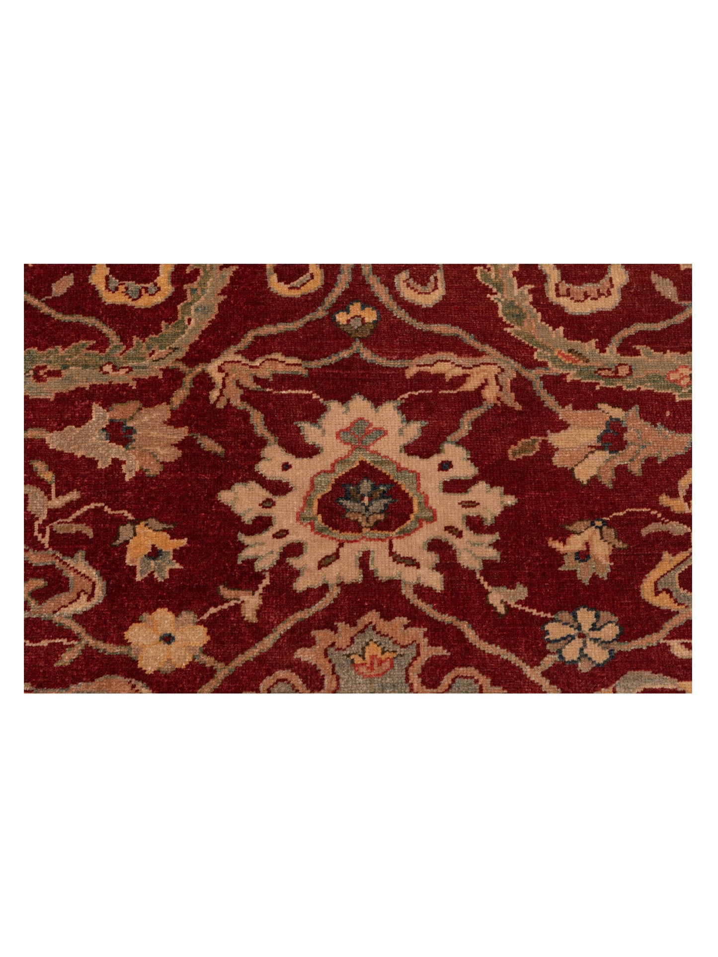 Antique Loom 148318 Red Navy 6.2x9 Hand Knotted Rug