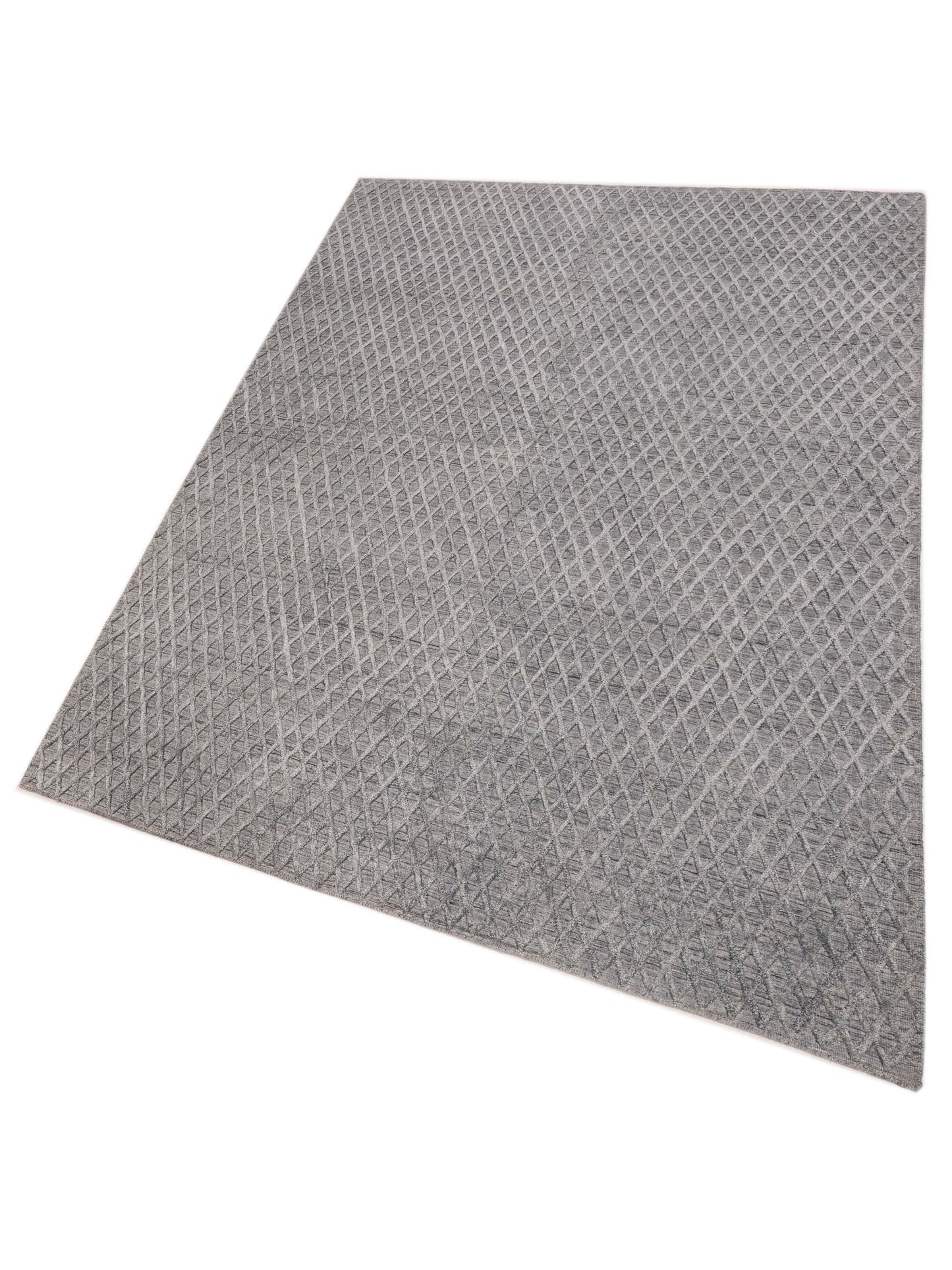 Himalayan 142593 Gray Blue Gray Blue 6.1x8.9 Hand Knotted Rug
