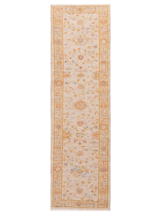 Anadol Angora Oushak  Ivory Ivory Traditional