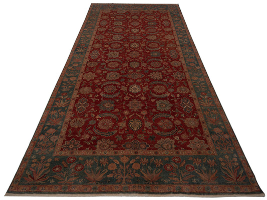 Pasha Antique Loom  Red Blue Traditional