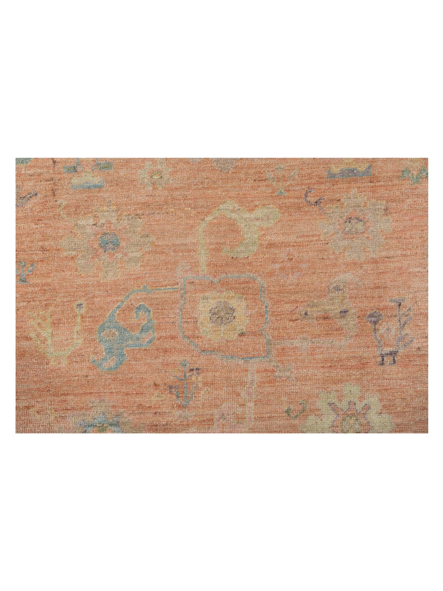 Angora Oushak 145449 Pink Purple 9x11.6 Hand Knotted Rug