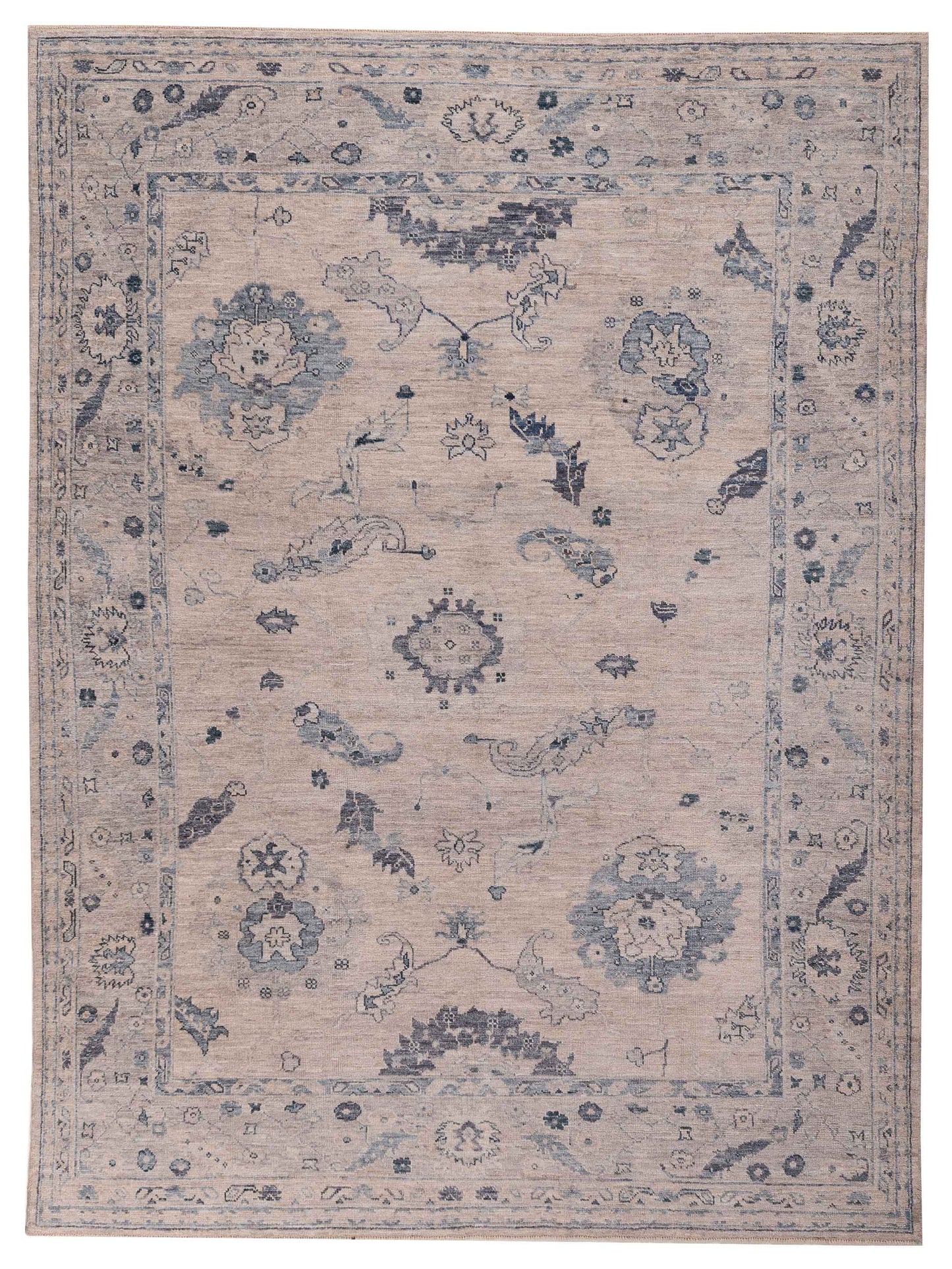 Anadol Angora Oushak  Silver Gray Traditional
