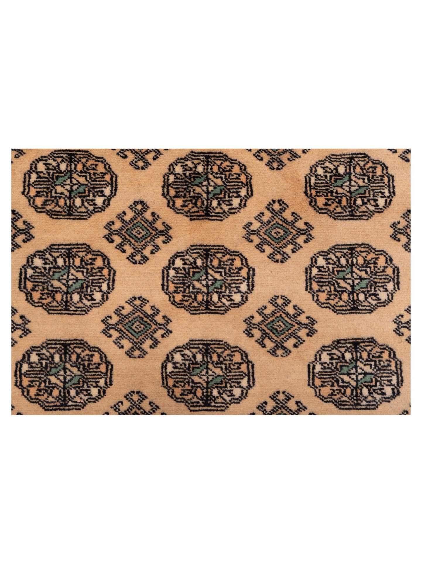Bokhara 147898 Beige Beige 4x6.1 Hand Knotted Rug