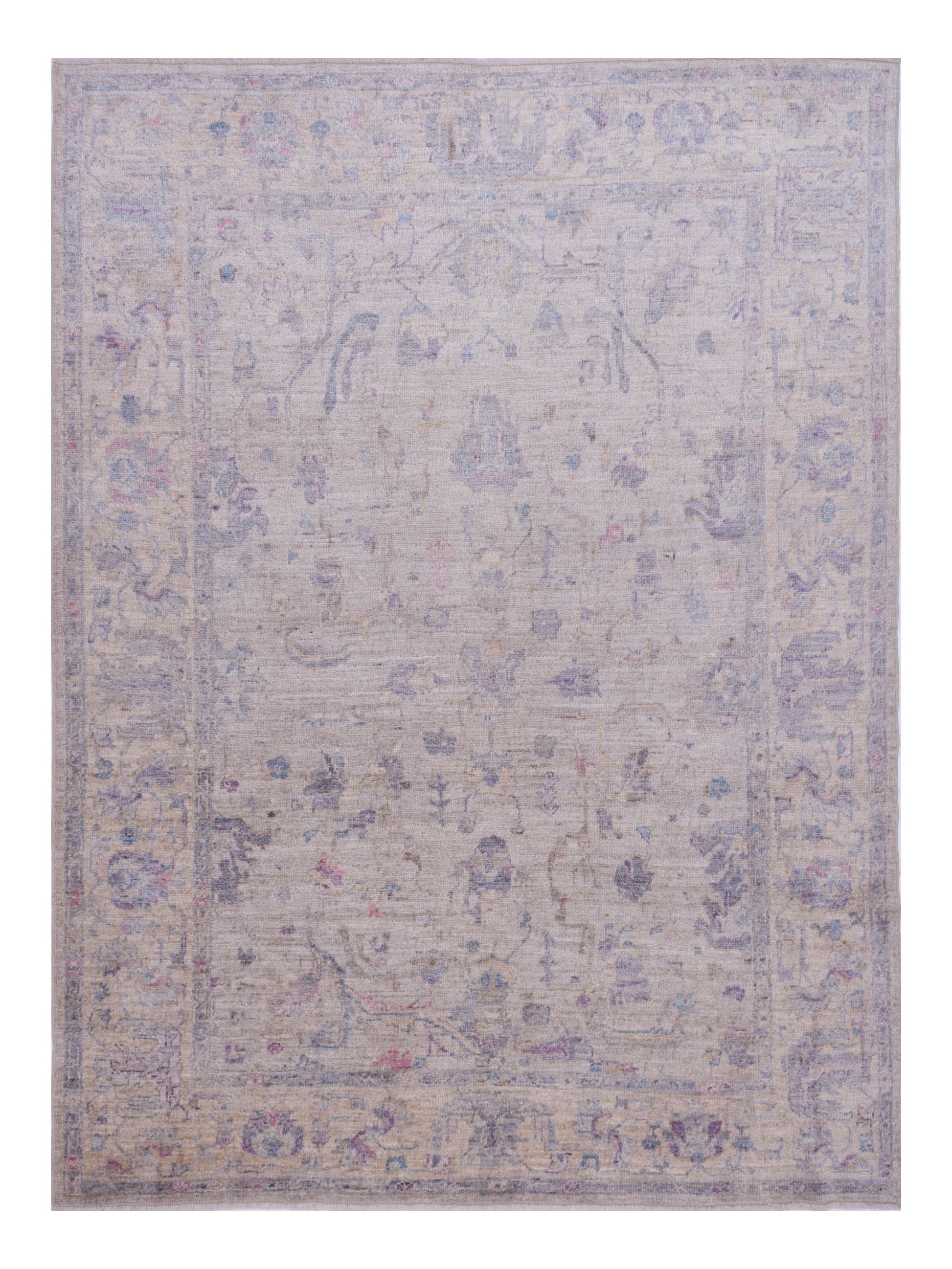 Anadol Angora Oushak  Gray Ivory Traditional