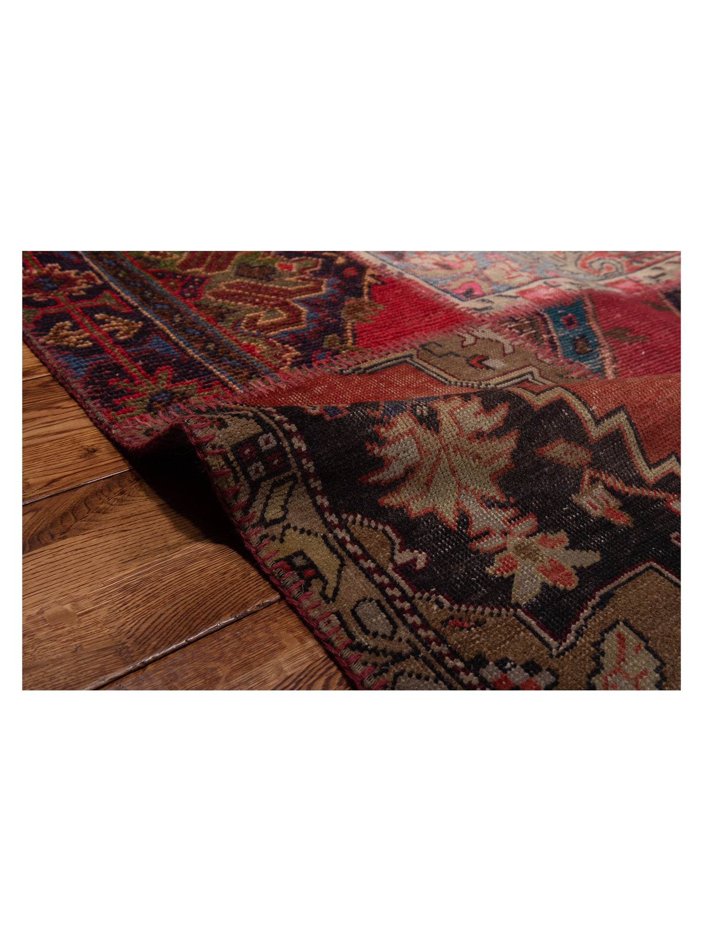 Turkish Vestige Patchwork 146050 Multi 10x13.11 Hand Knotted Rug