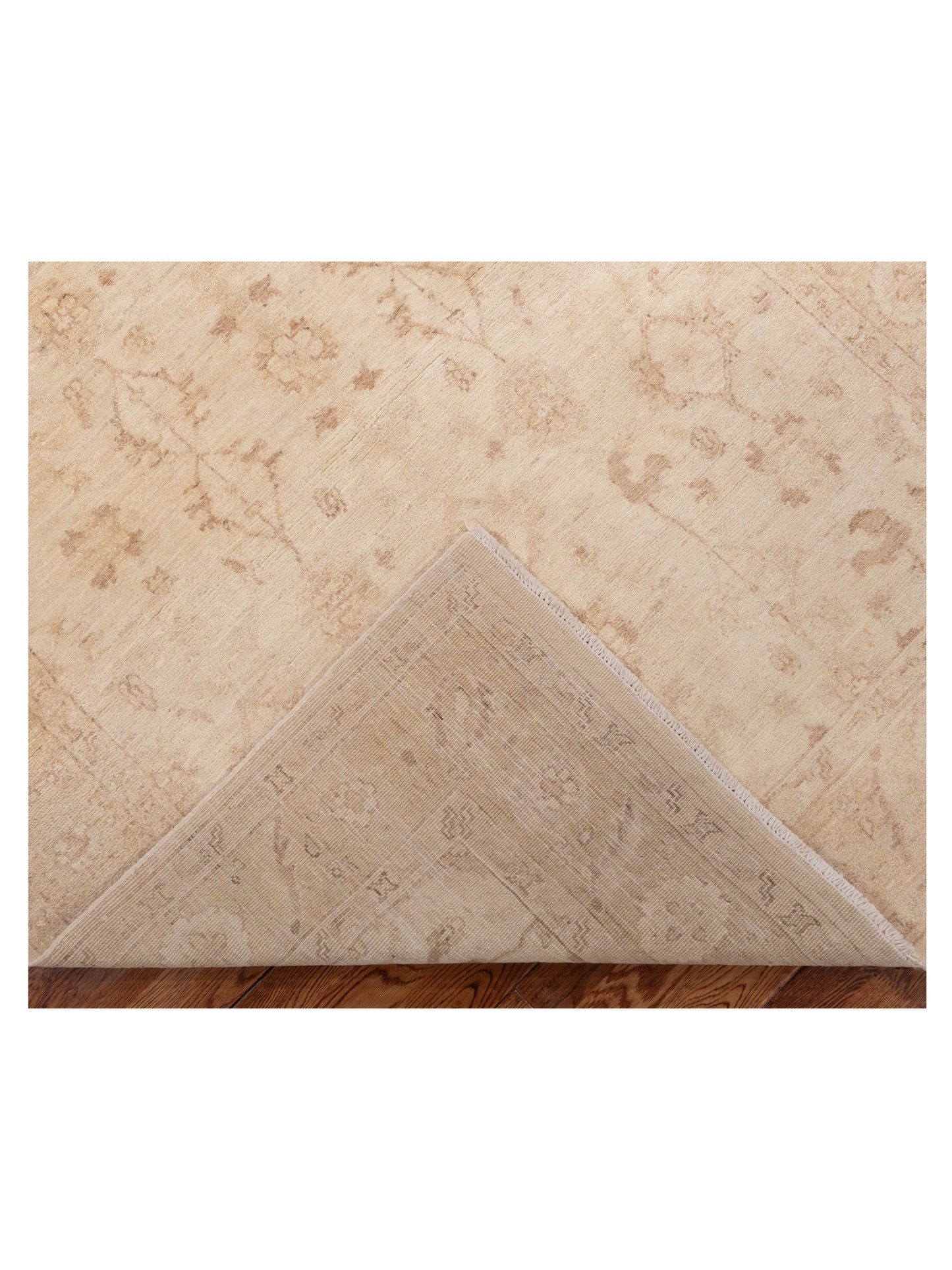 Laila 115290 Ivory Gold 4.7x6.6 Hand Knotted Rug