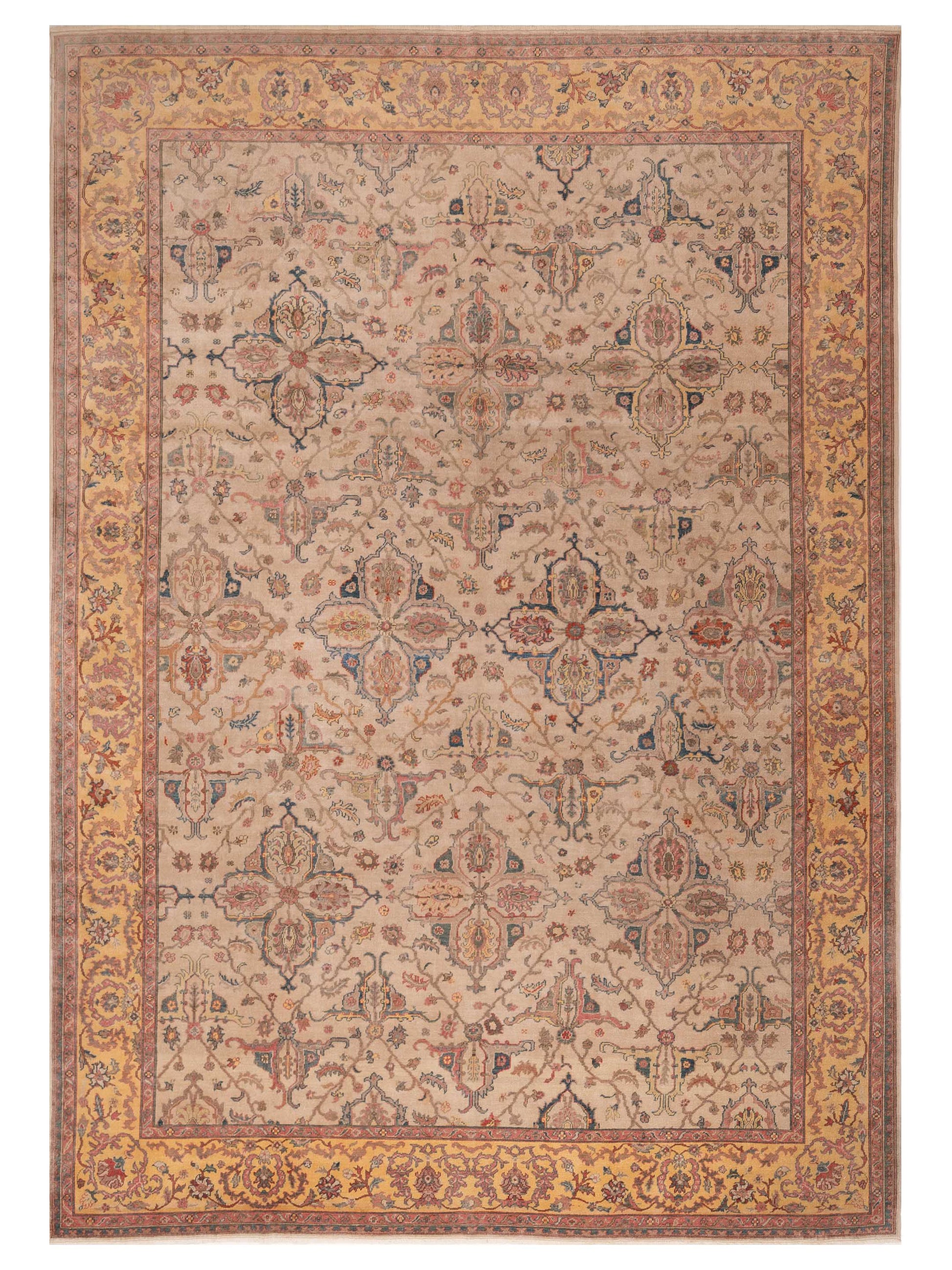 Pasha Antique Loom  Silver Gold Traditional