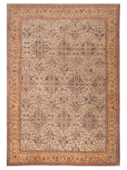 Pasha Antique Loom  Silver Gold Traditional