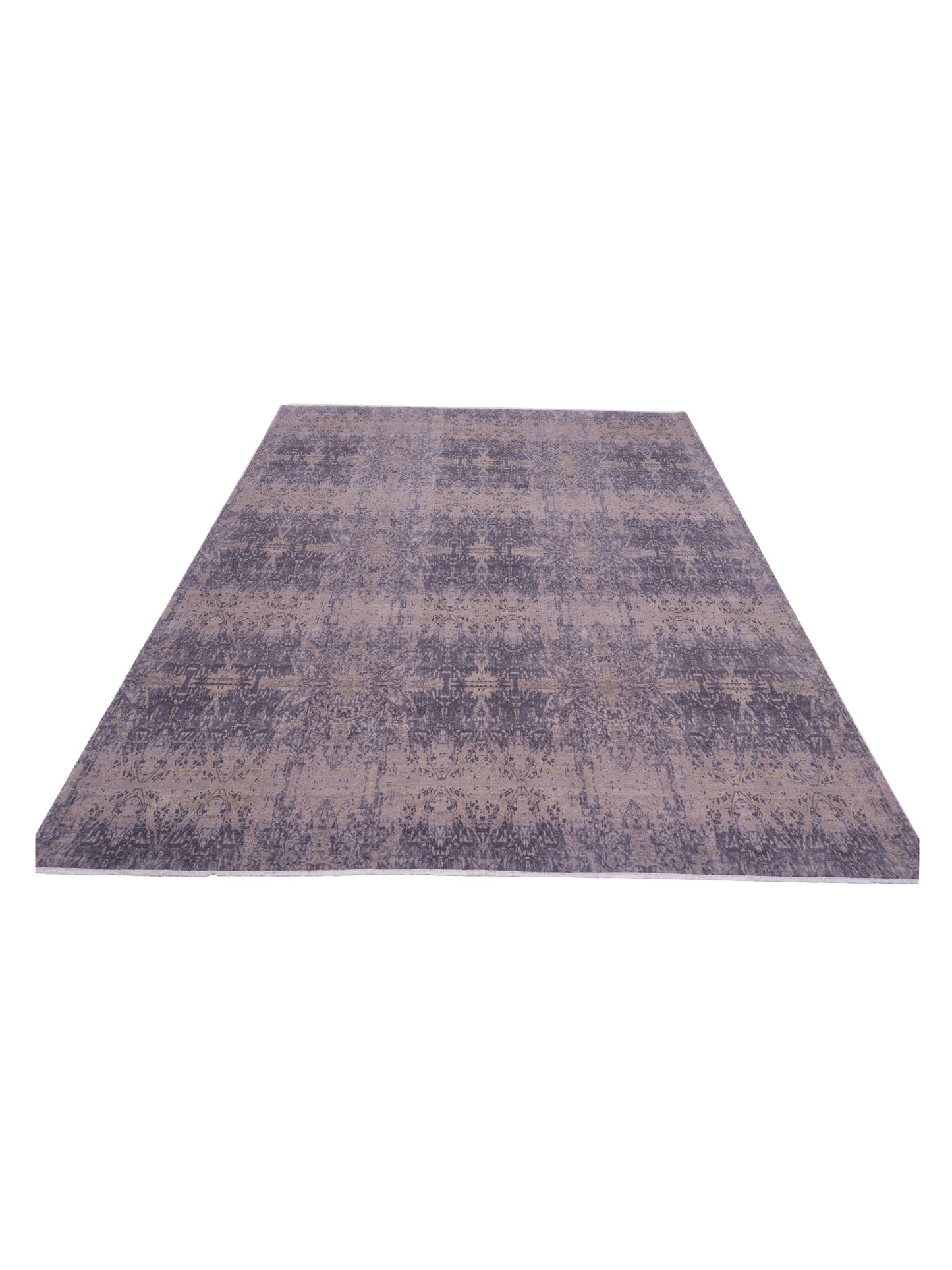 Mastersilk 127404 Gray Gray 9.1x12.2 Hand Knotted Rug