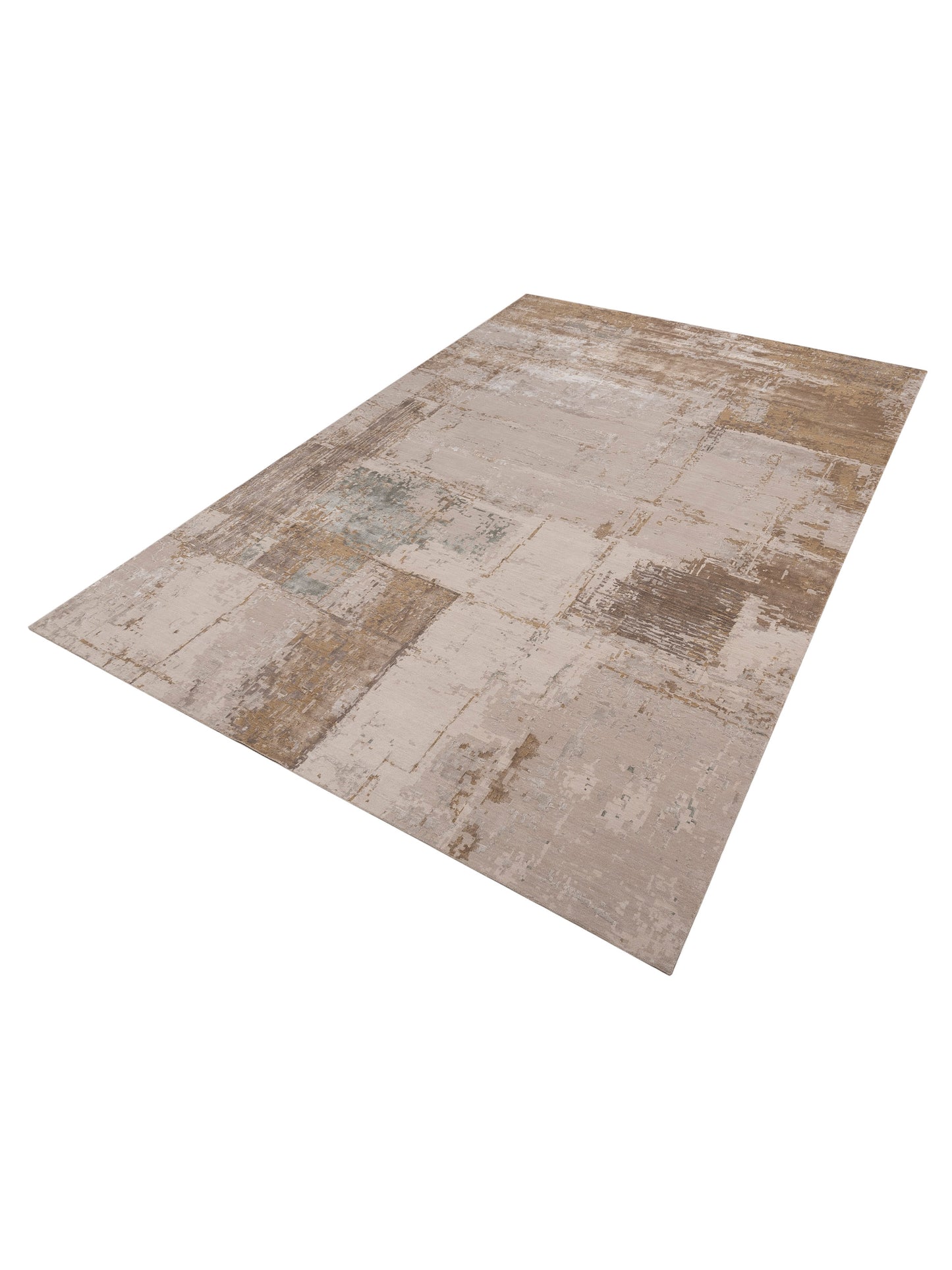Tibetino 154834 Beige Gold 9.11x13.11 Hand Knotted Rug