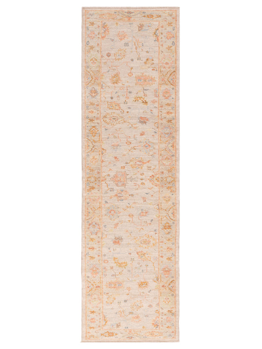 Anadol Angora Oushak  Beige Brown Traditional