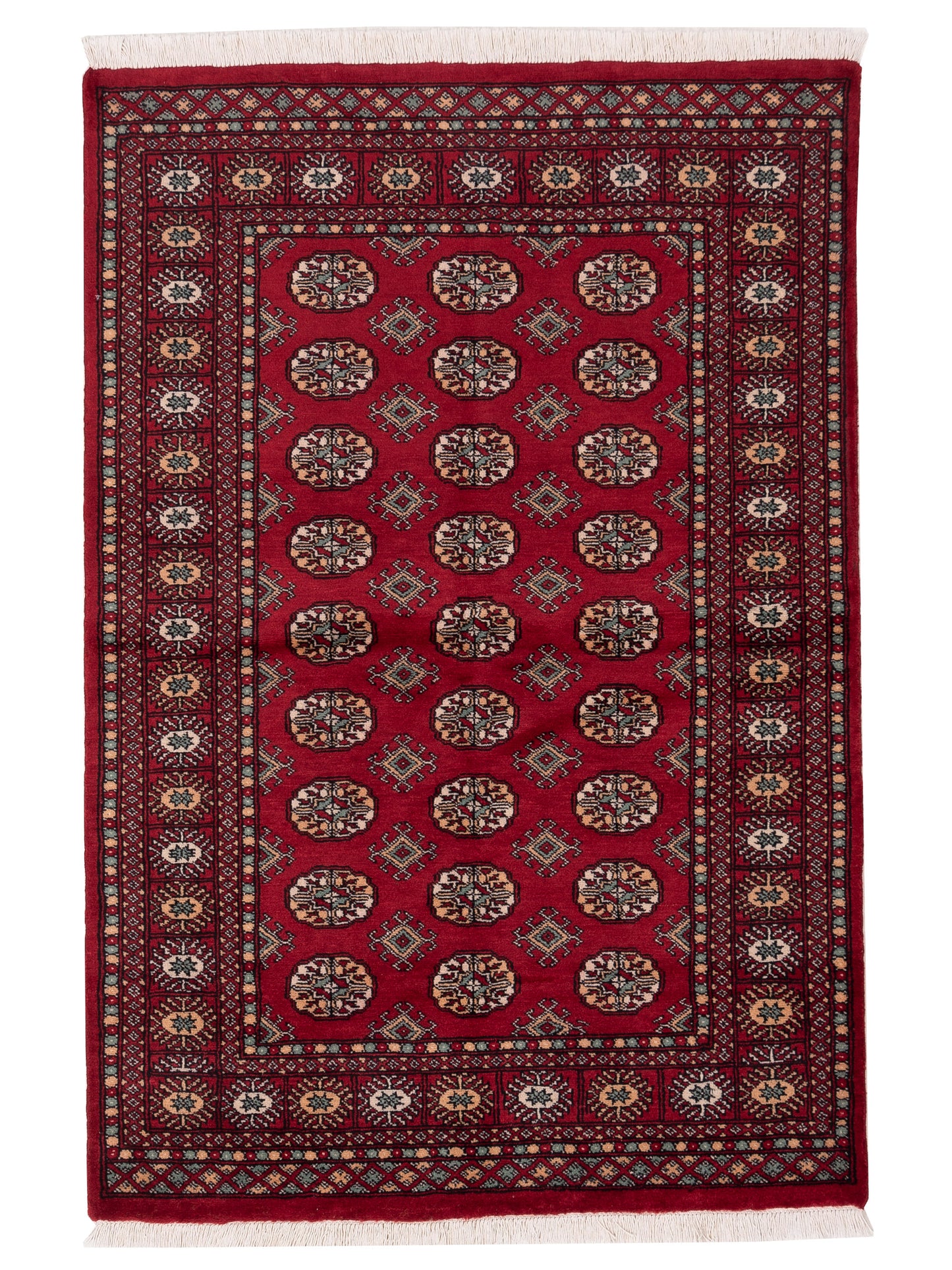 Nomad Bokhara  Red Red Traditional