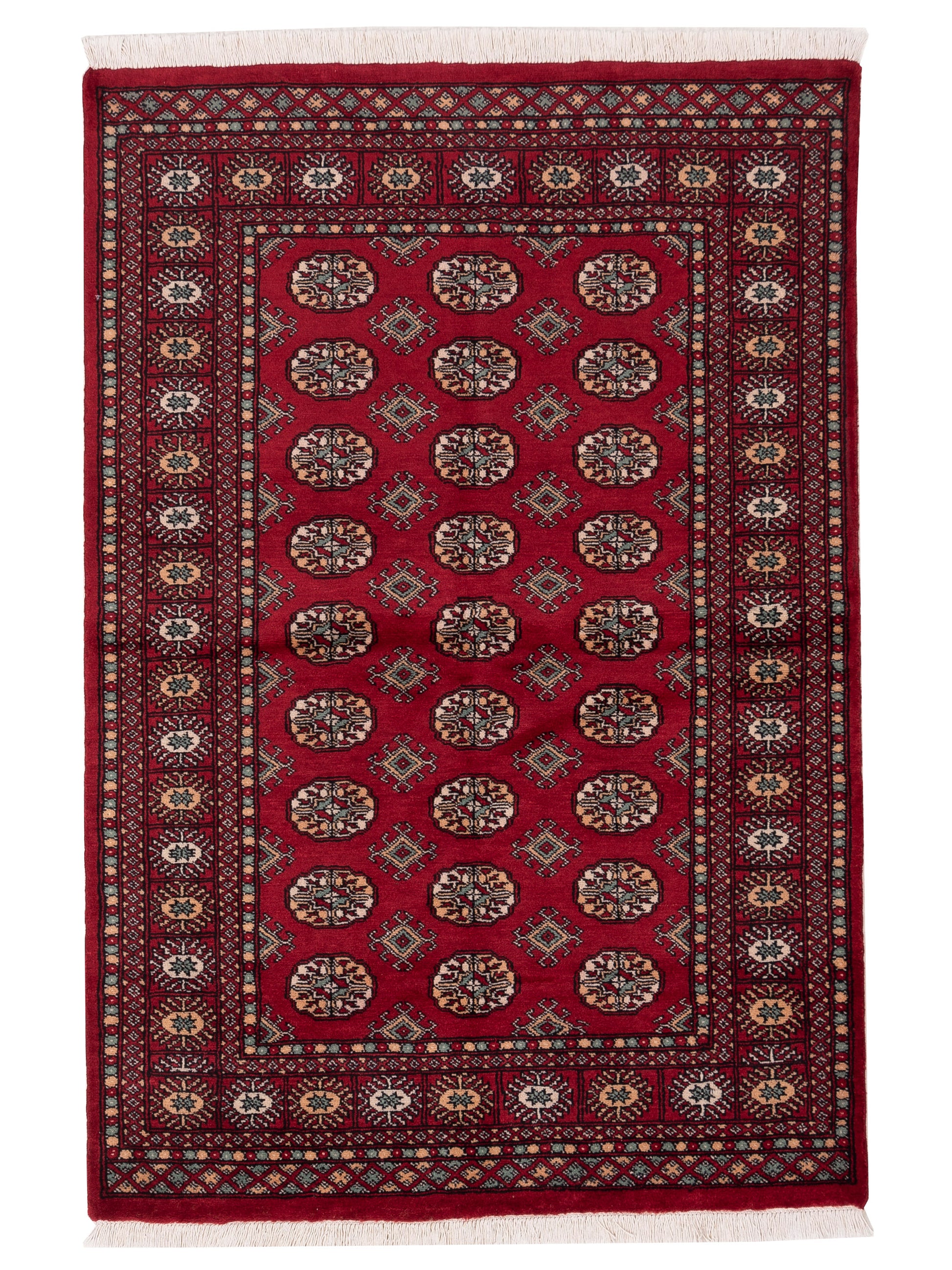 Nomad Bokhara  Red Red Traditional