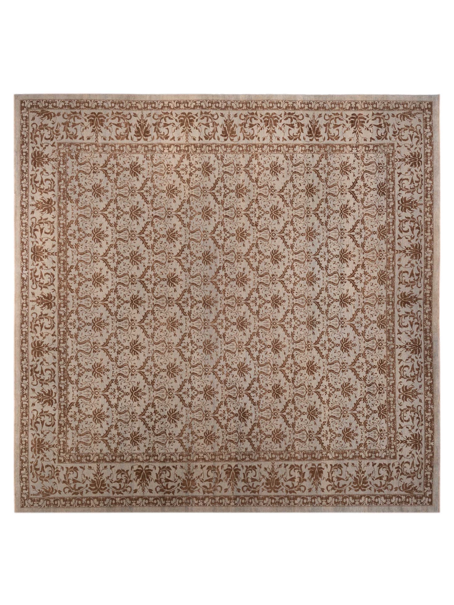 Pasha Defne  Ice Blue Dark Brown Transitional