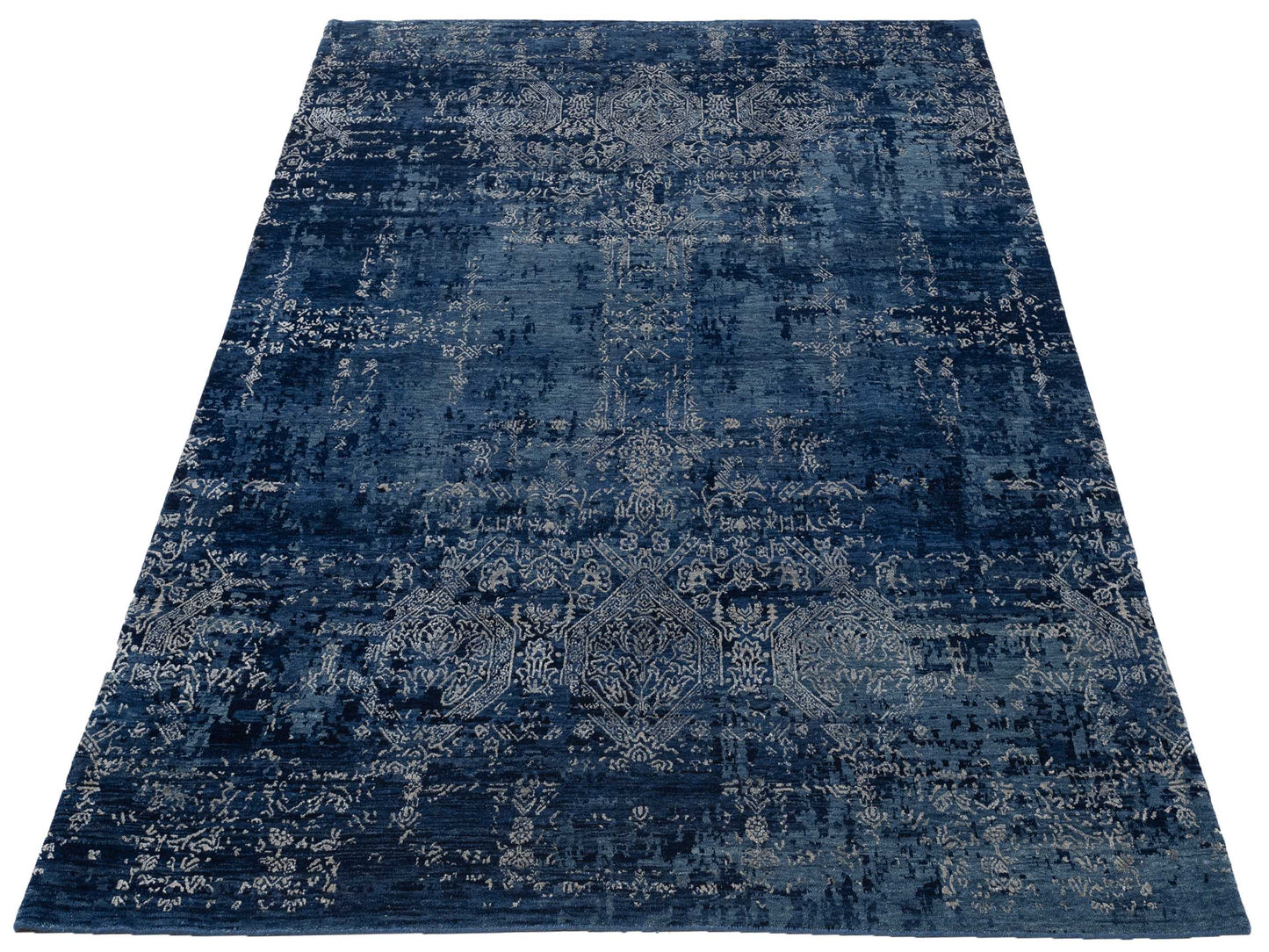Tibetino 142706 Navy 8x9.11 Hand Knotted Rug