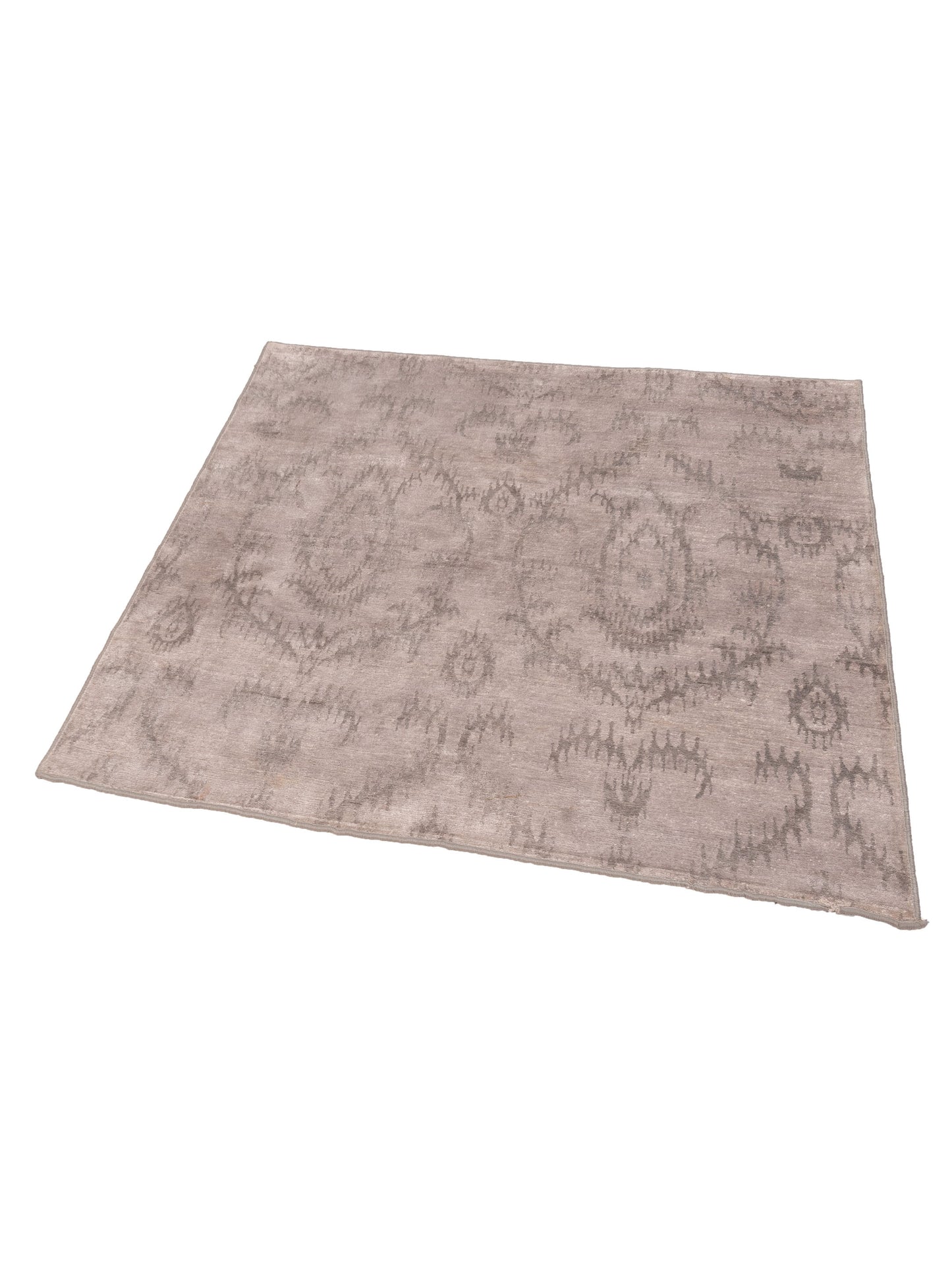 Tibetino 118877 Silver Green 6x6 Hand Knotted Rug