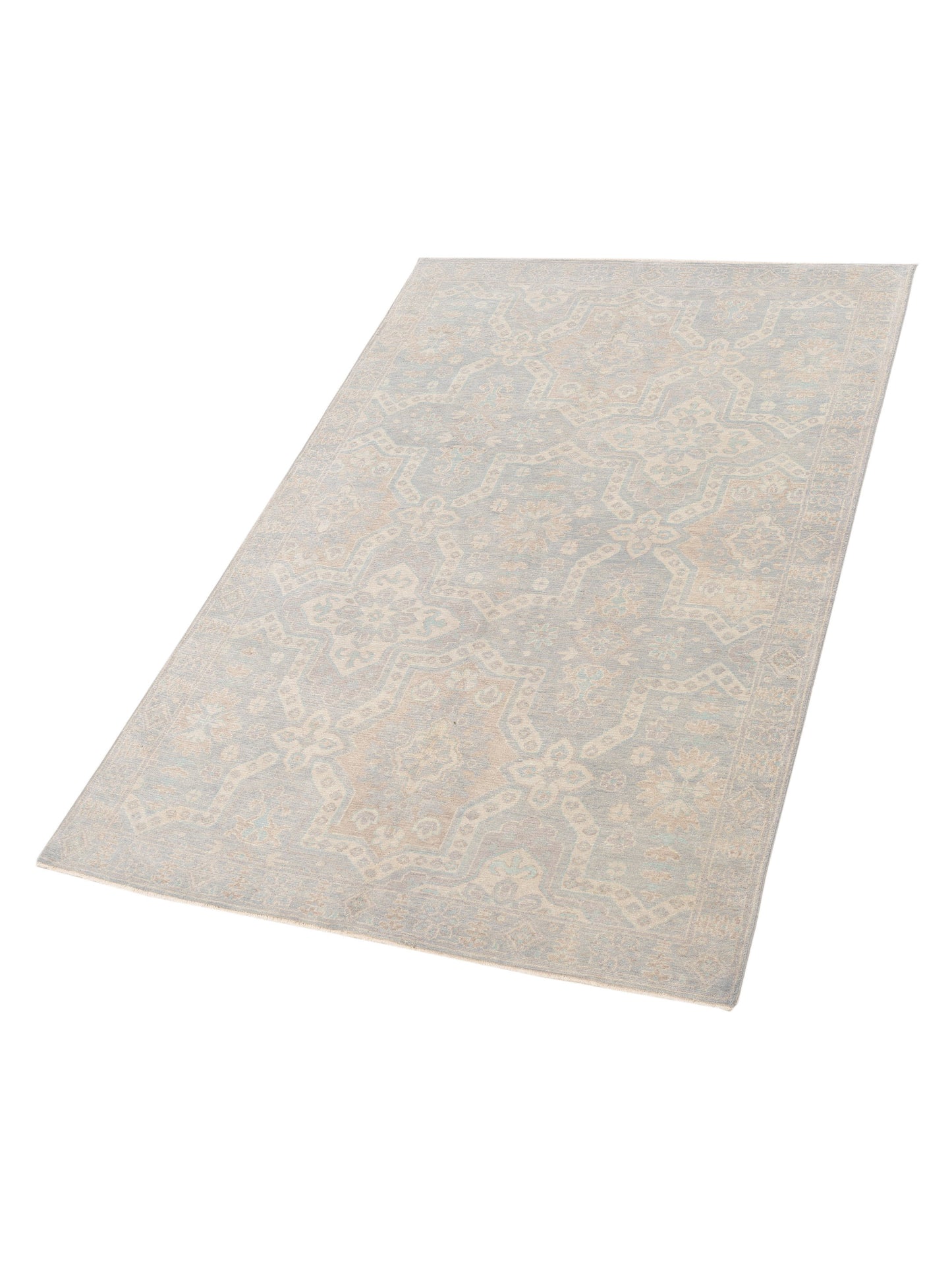 Andalusia 125236 Gray 5.9x8.10 Hand Knotted Rug