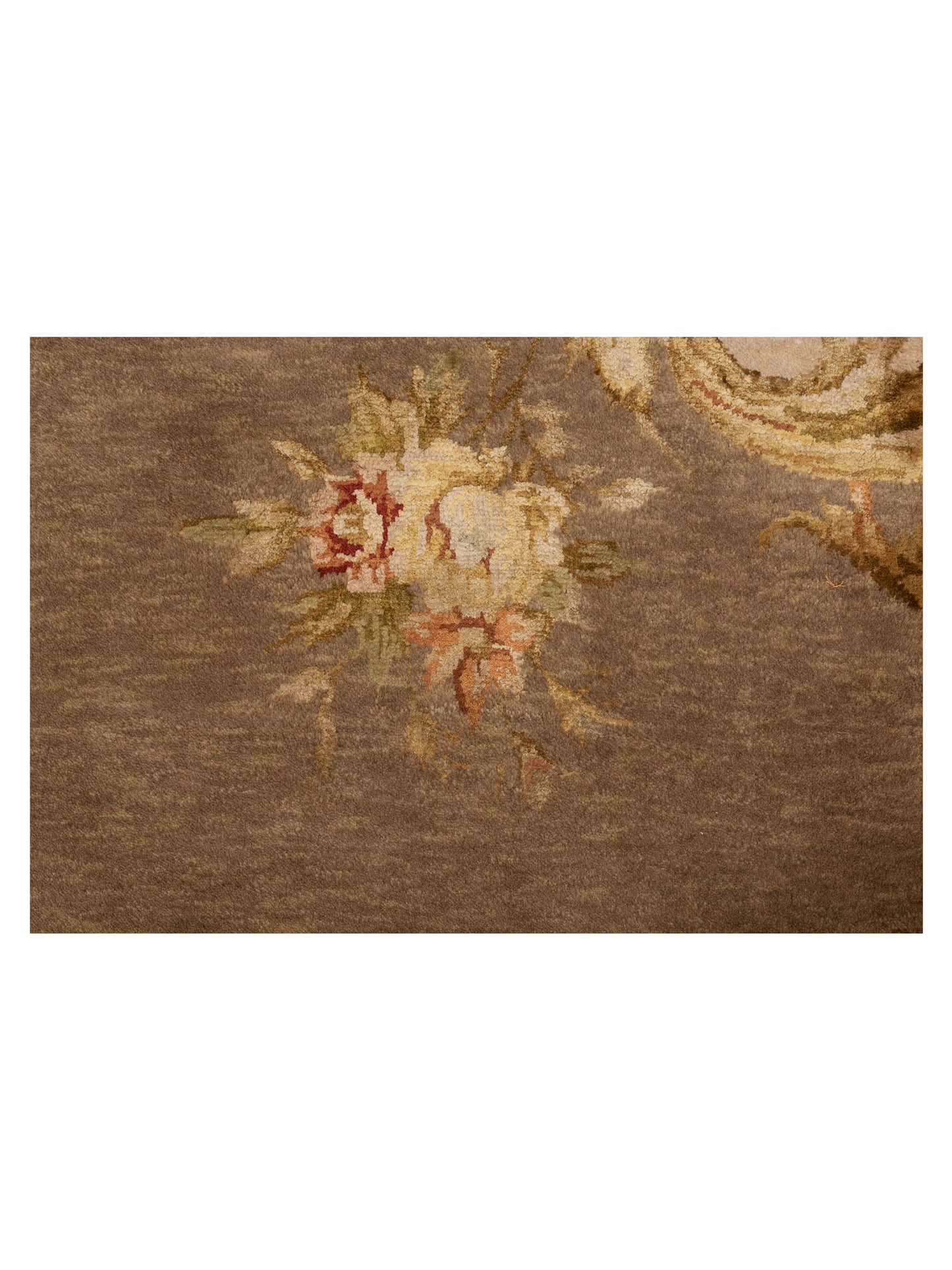 Imperial Silk 103791 Tobacco Beige 7.10x9.10 Hand Knotted Rug
