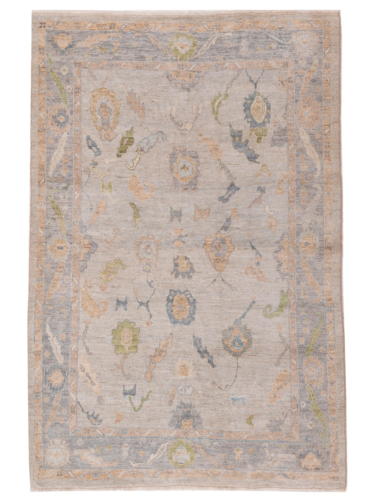 Pasha Anadol Oushak  Silver Gray Traditional