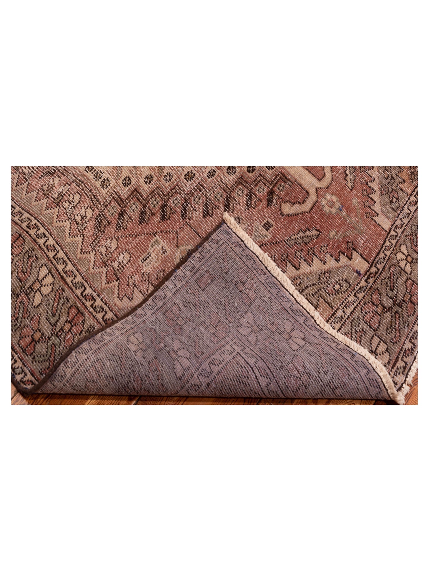 Persian 147729 Brown Gray 5.4x10 Hand Knotted Rug