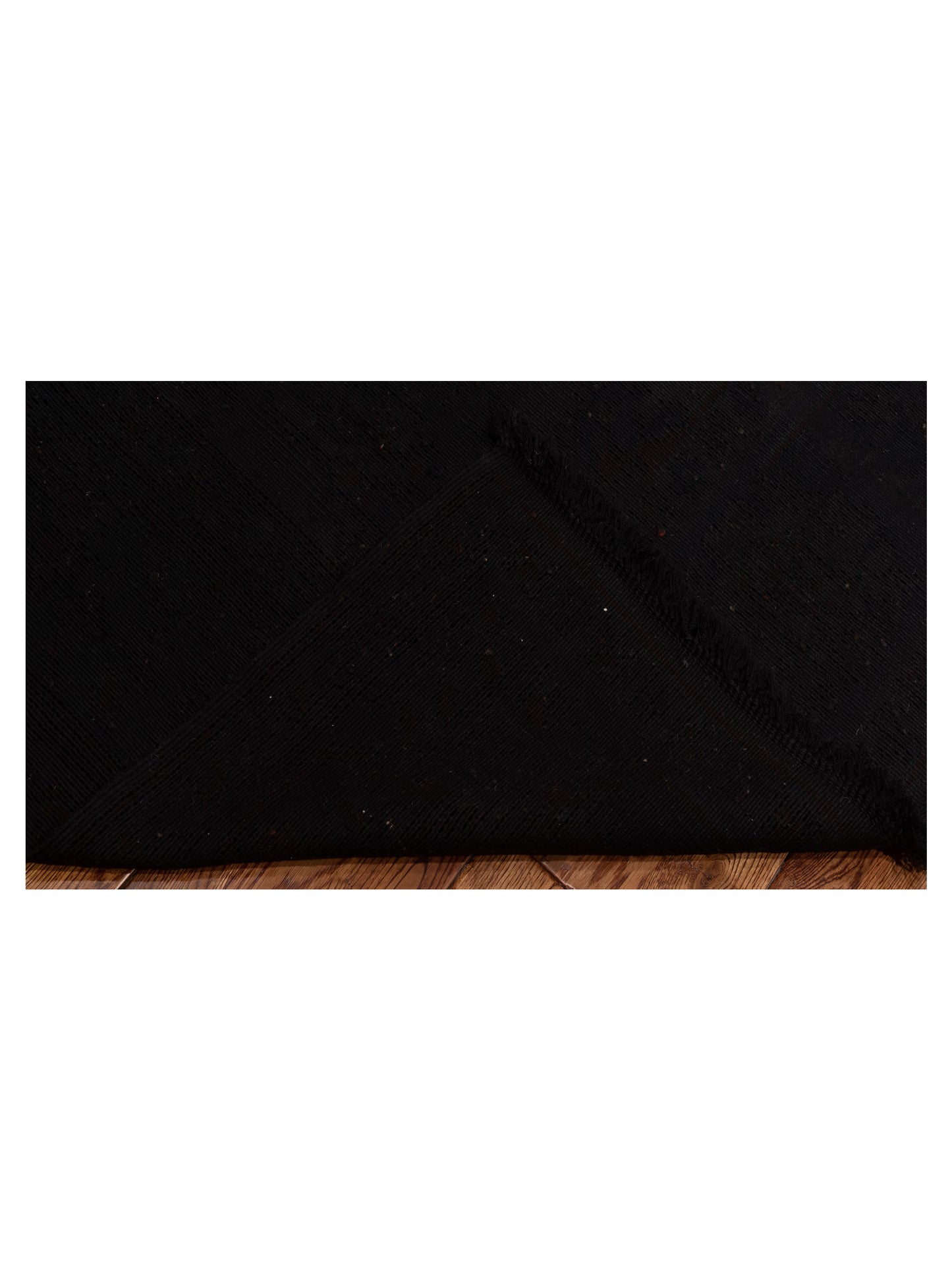 Vintage 108948 Black 6.7x6.9 Hand Knotted Rug