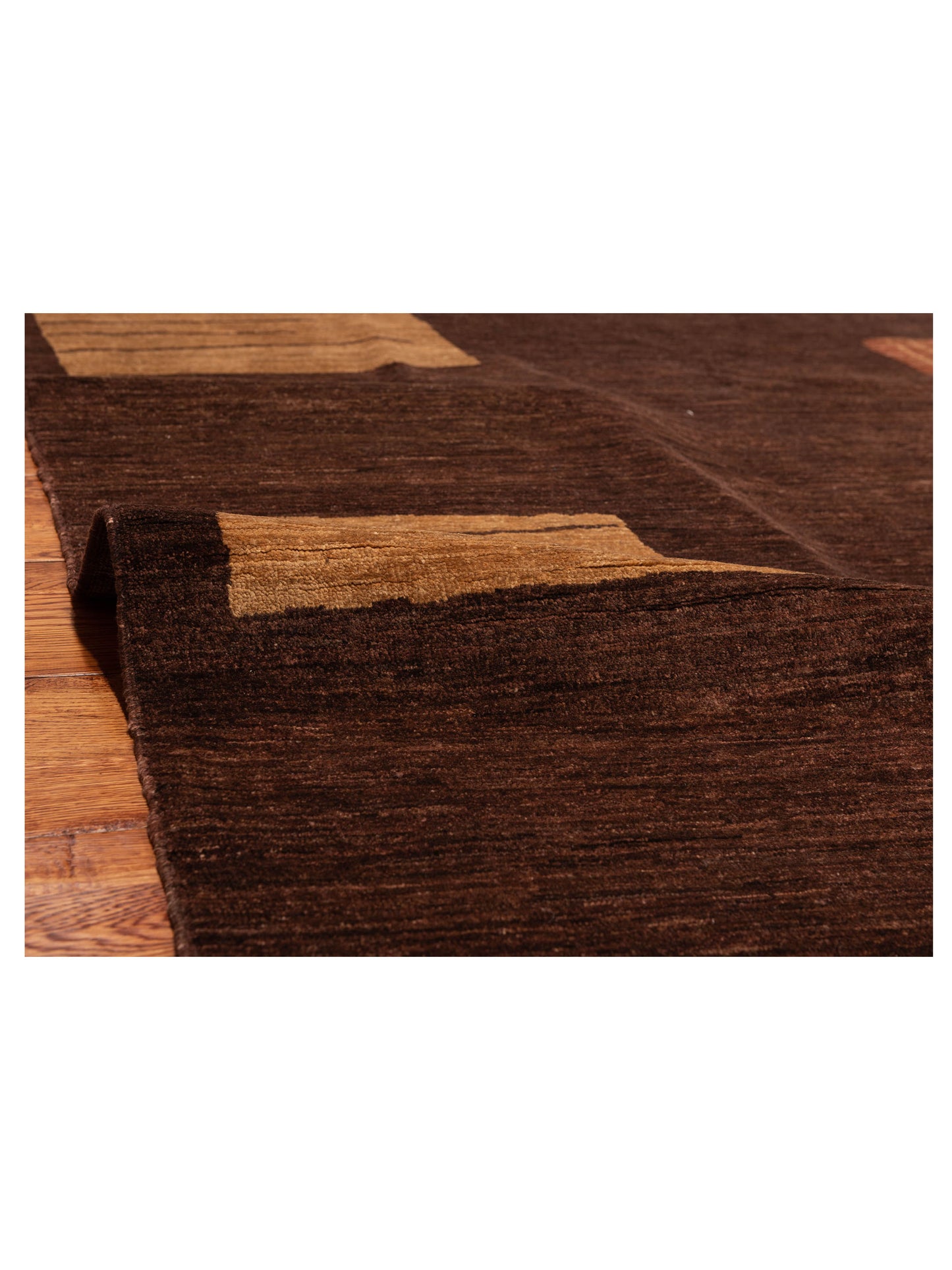 Bahar 92651 Dark Brown Dark Brown 6x8.10 Hand Knotted Rug