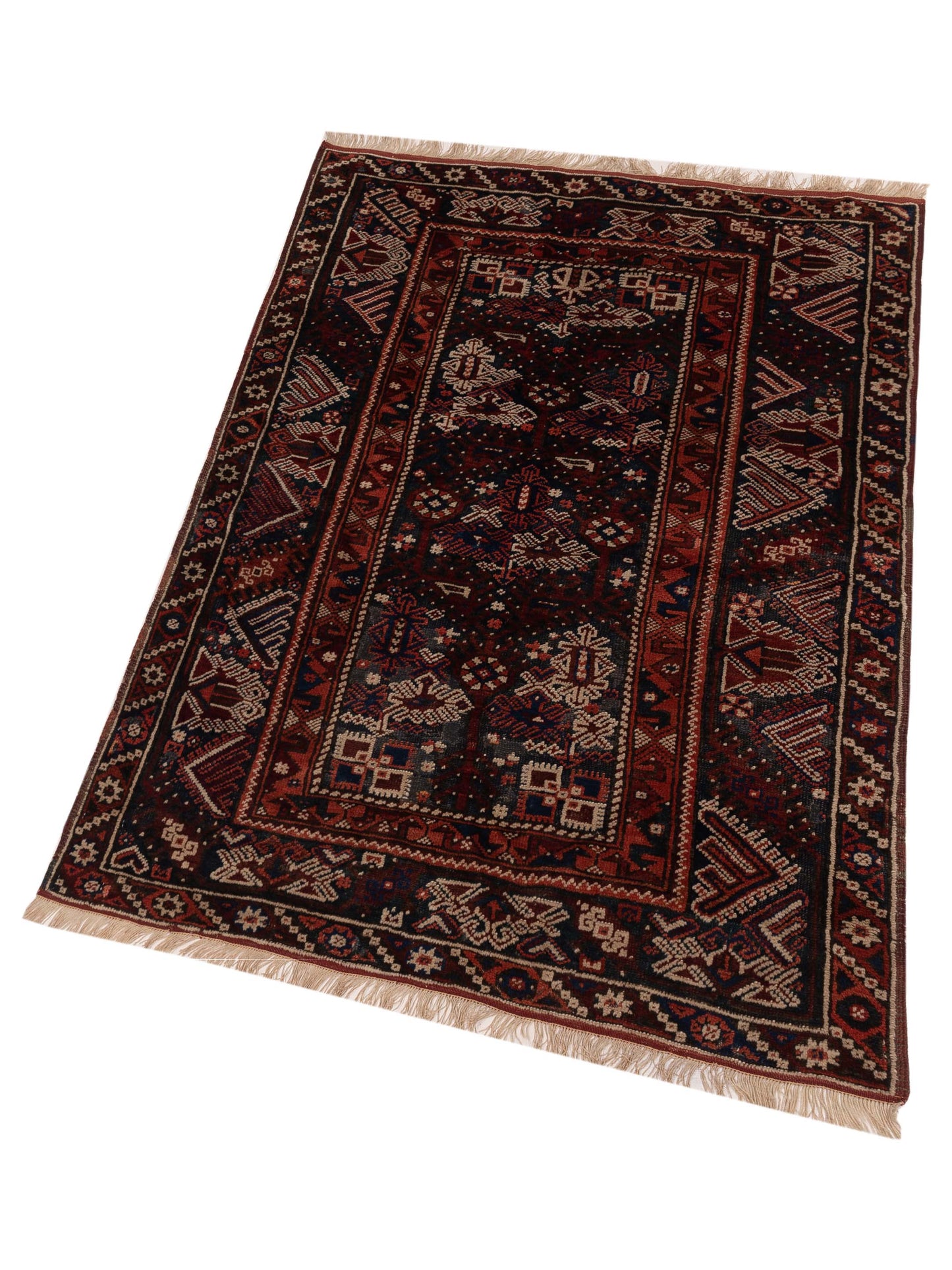 Old Anatolian 124 Charcoal 3.11x5.4 Hand Knotted Rug