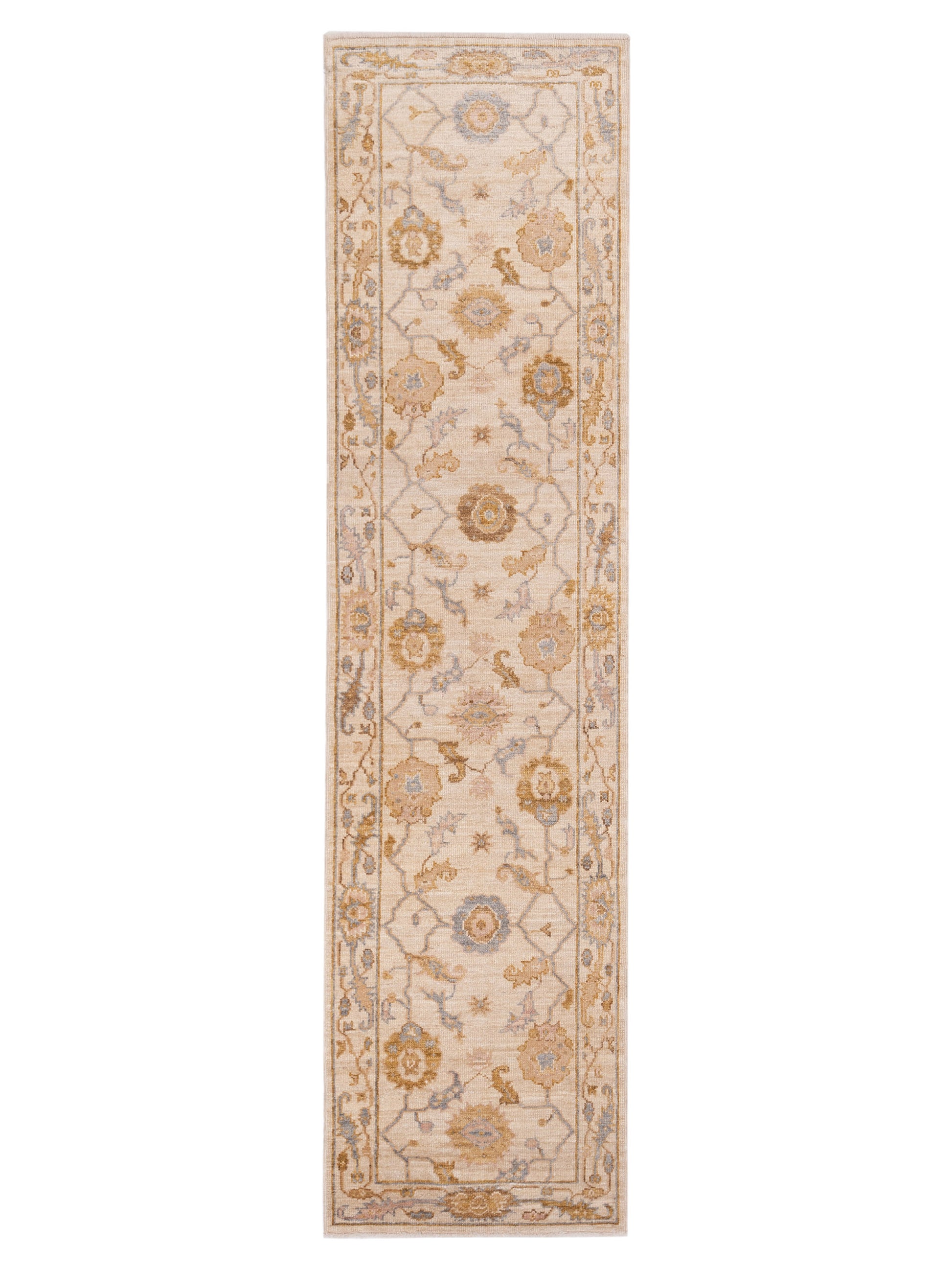 Anadol Angora Oushak  Ivory Ivory Traditional