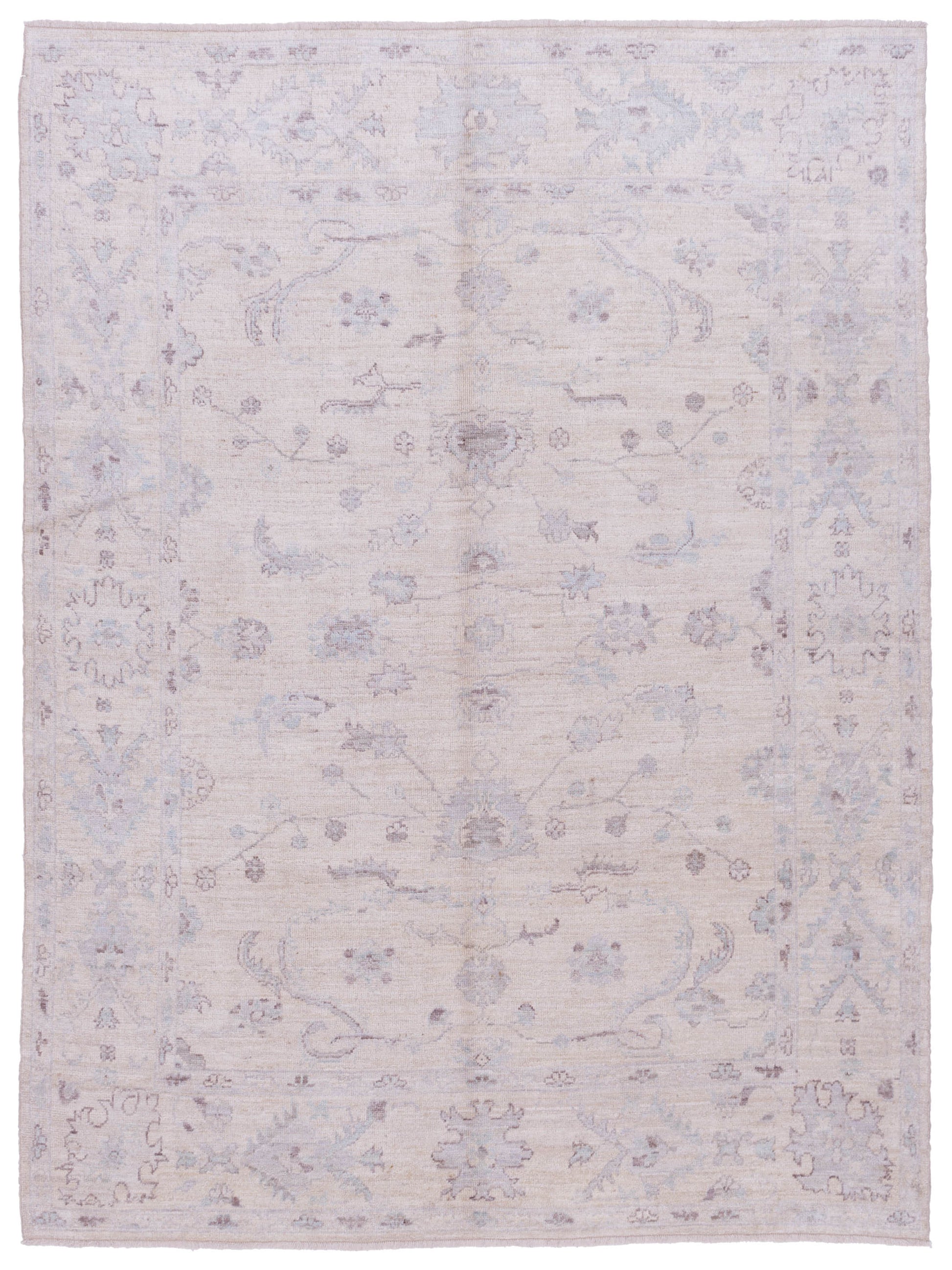 Anadol Angora Oushak  Ivory Ivory Traditional