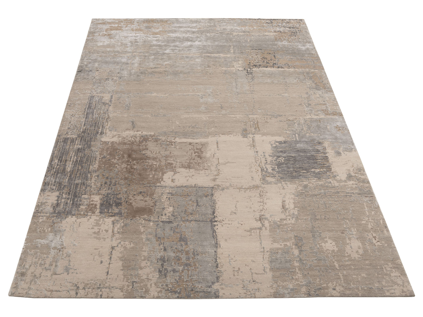 Tibetino 152960 Beige 10x14 Hand Knotted Rug