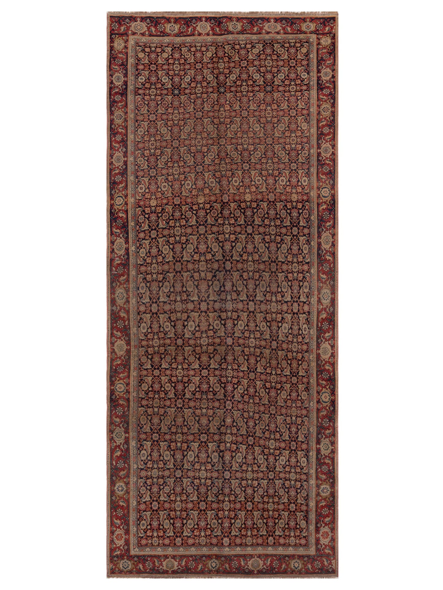 Nomad Antique Caucasian  Navy Pink Traditional