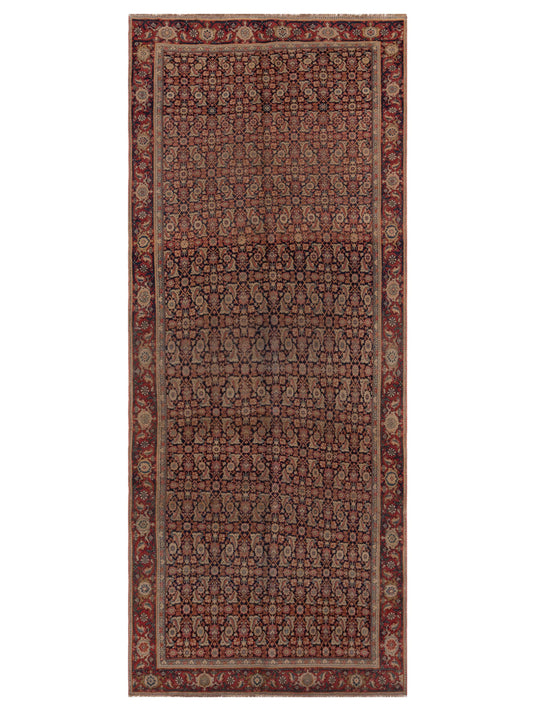 Nomad Antique Caucasian  Navy Pink Traditional