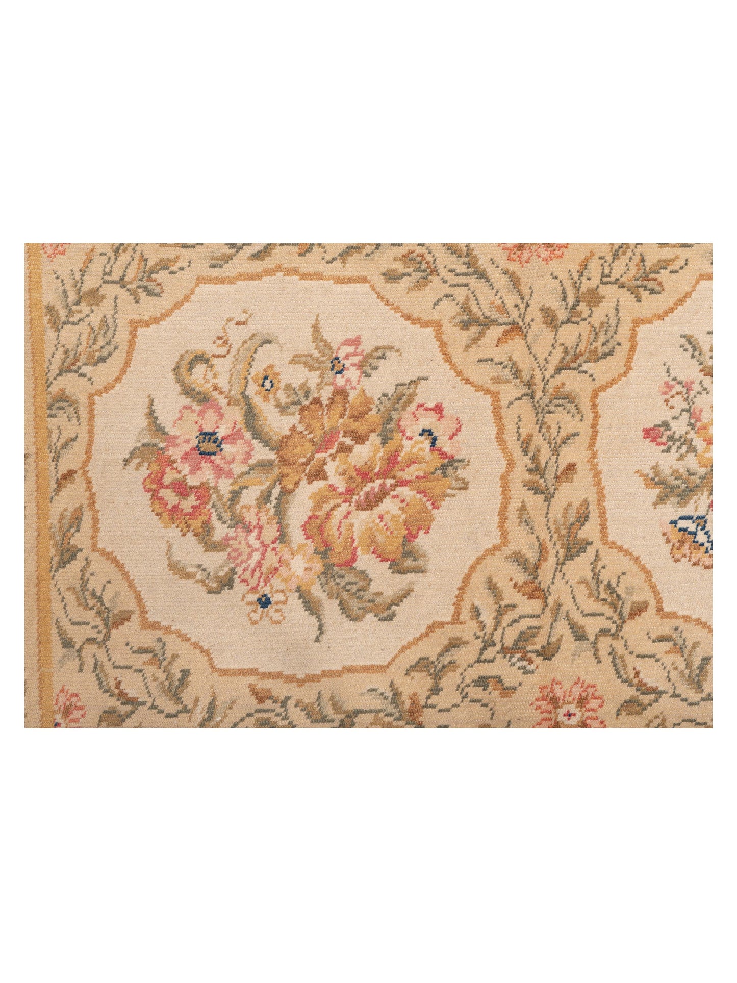 Bouquet 107500 Ivory Ivory 5.1x6.6 Hand Knotted Rug