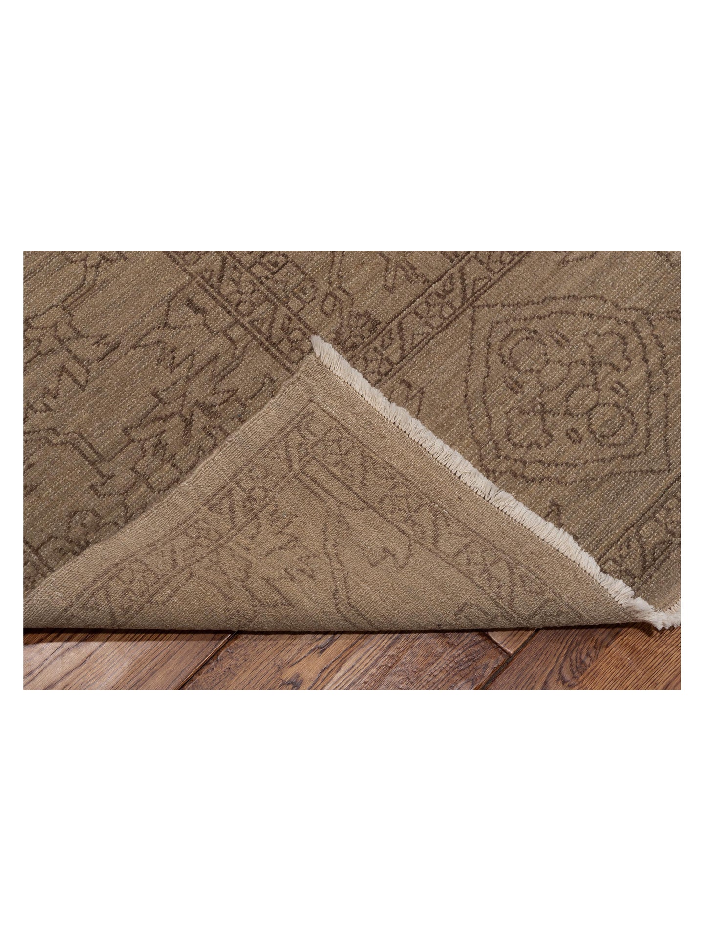 Defne Jade Silver Silver 8.2x9.11 Hand Knotted Rug