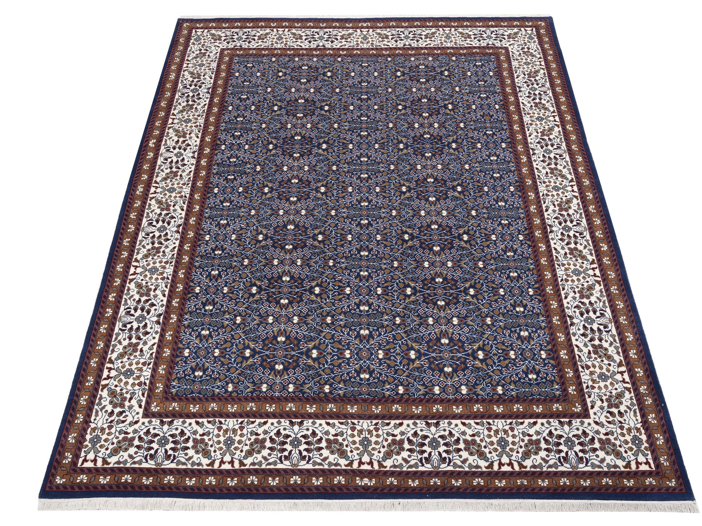 Kayseri 153005 Blue Ivory 10x13.5 Hand Knotted Rug