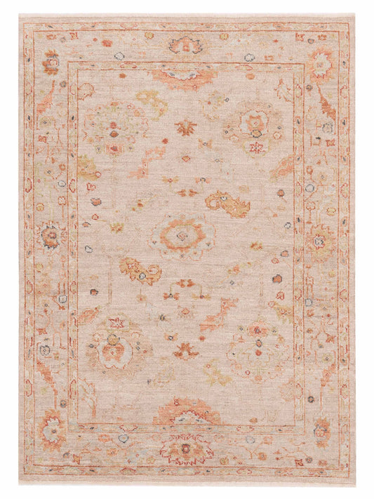 Anadol Angora Oushak  Ivory Ivory Traditional
