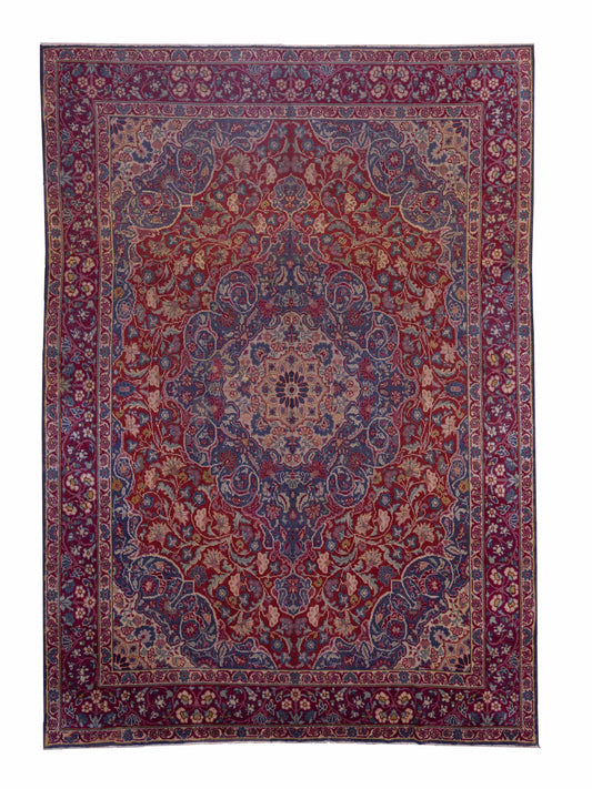 Pasha Persian  Red Burgundy Traditional