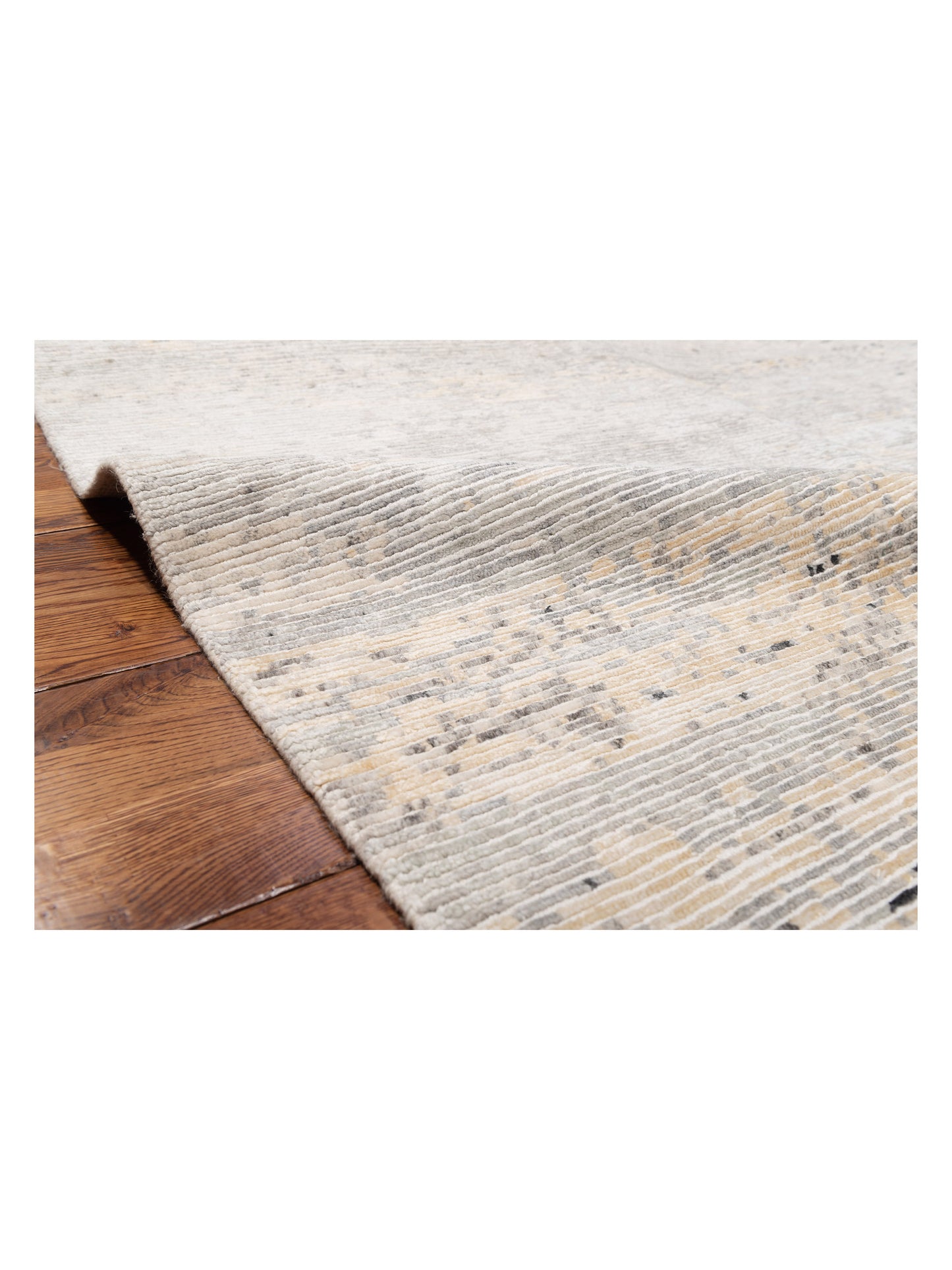 Tibetino 130087 Silver Gold 8.2x10.1 Hand Knotted Rug