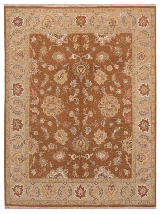 Rajpur Soumak  Brown Cream Traditional