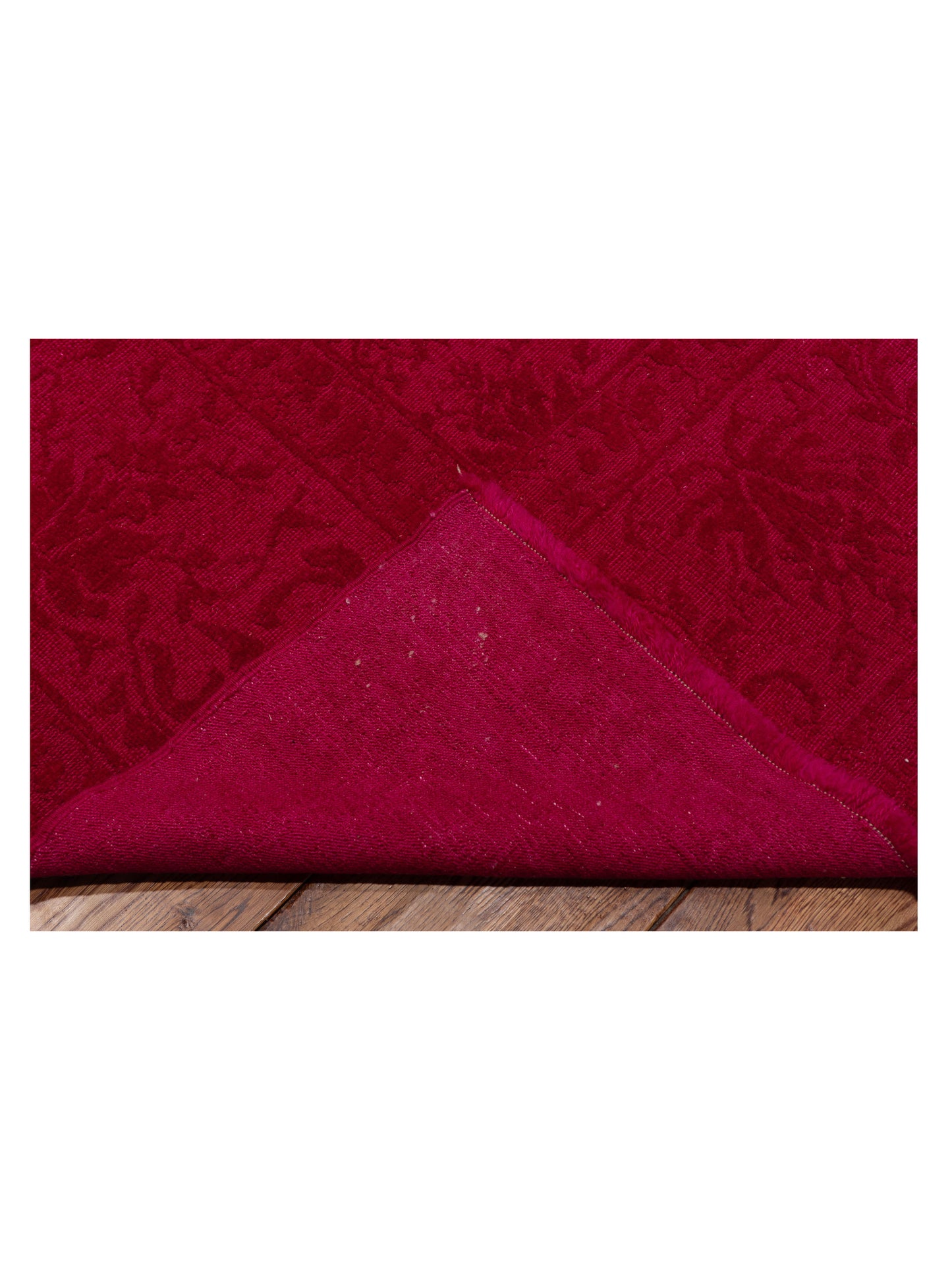 Color Bouquet 110469 Red Red 9.6x11.6 Hand Knotted Rug