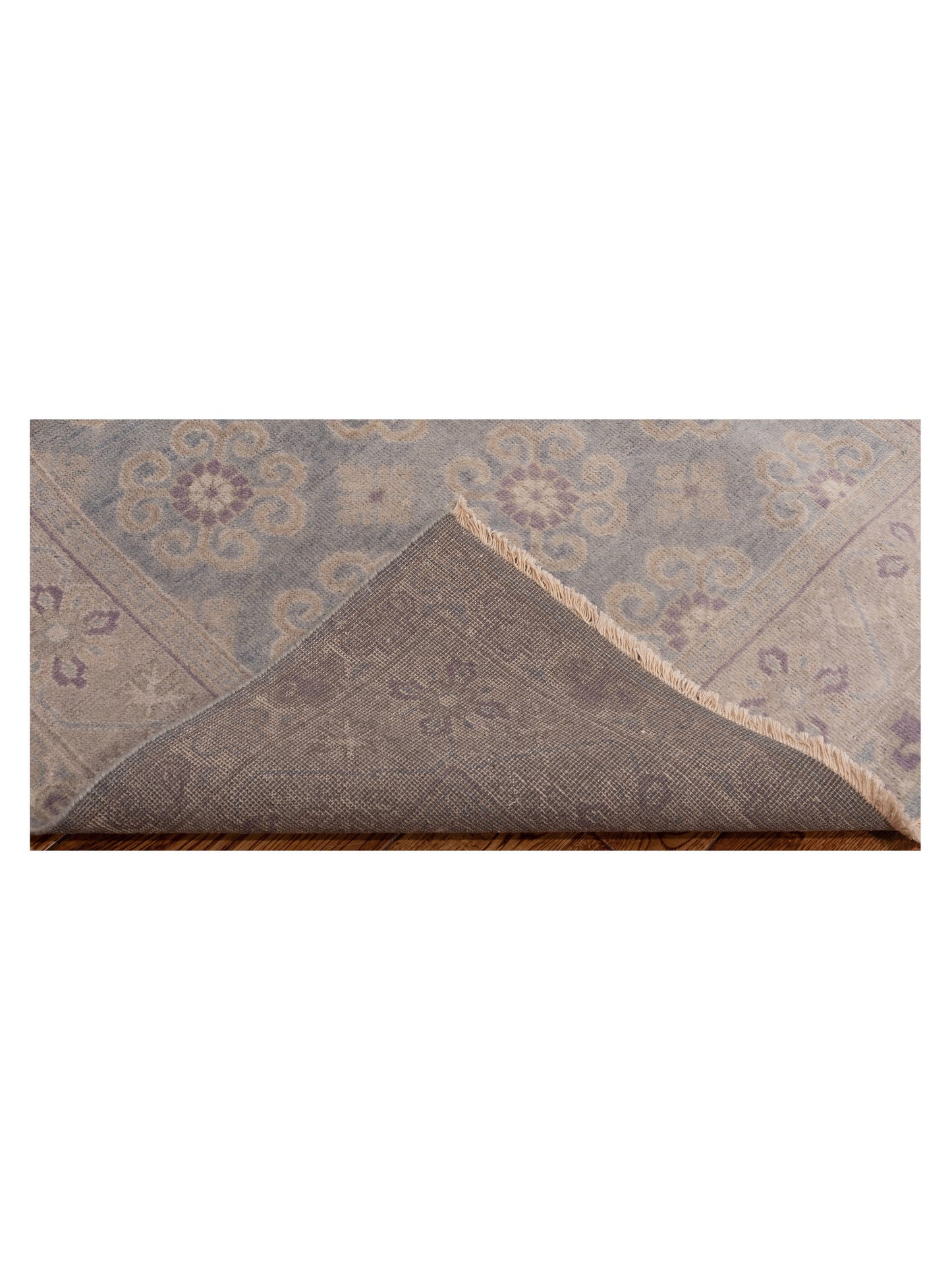 Evren 123503 Blue Silver 4x6 Hand Knotted Rug