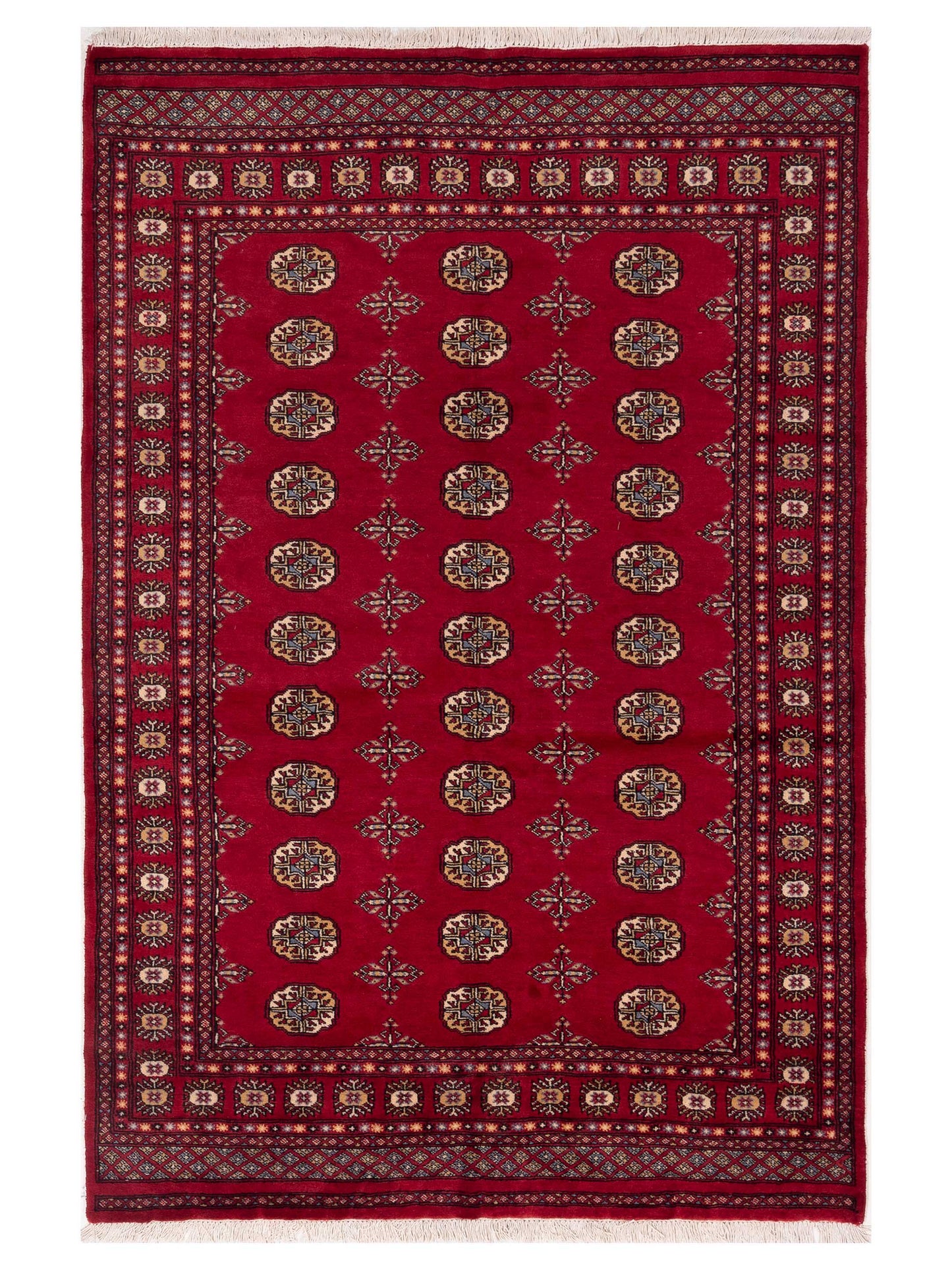 Nomad Bokhara  Red Red Traditional