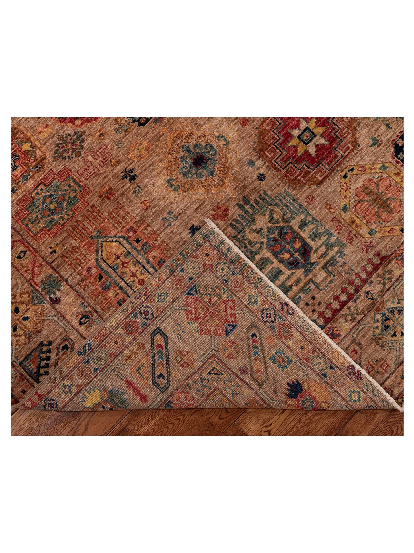 Artisan Kars 152250 Brown Brown 5.5x7.9 Hand Knotted Rug