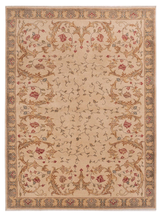 Pasha Antique Loom  Ivory Green Transitional