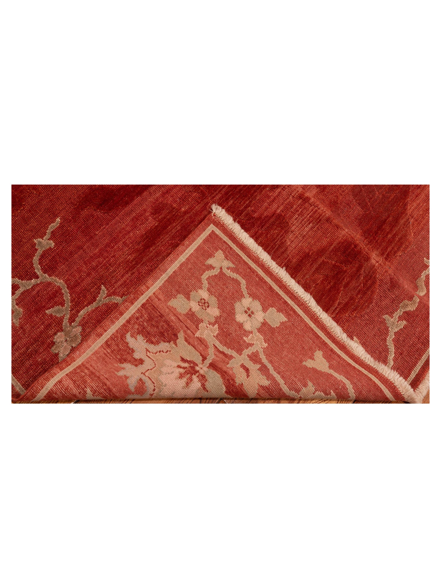 Antique Loom 147391 Rust 4.10x7.1 Hand Knotted Rug