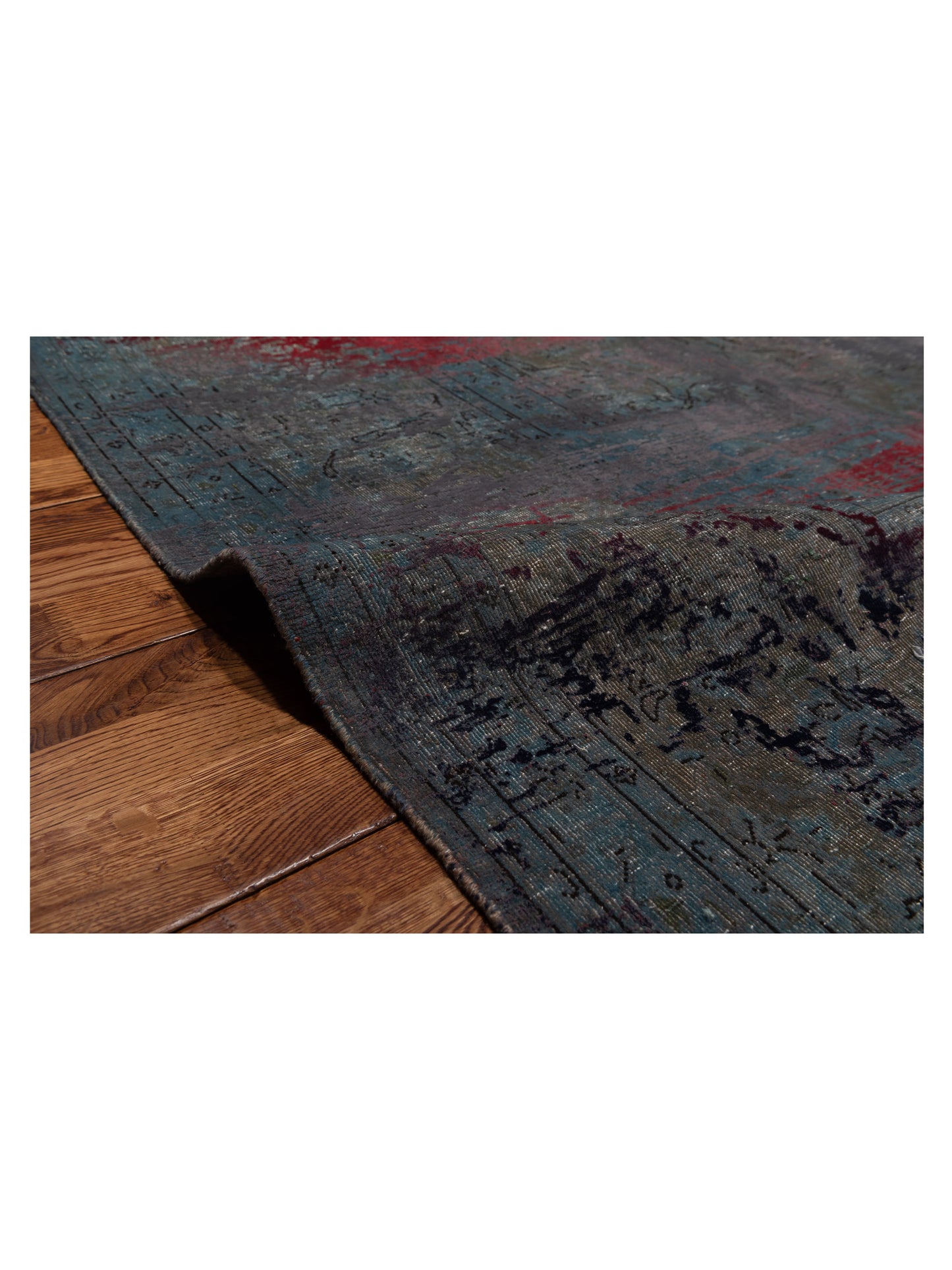Vintage 133107 Multi 9.1x13.1 Hand Knotted Rug